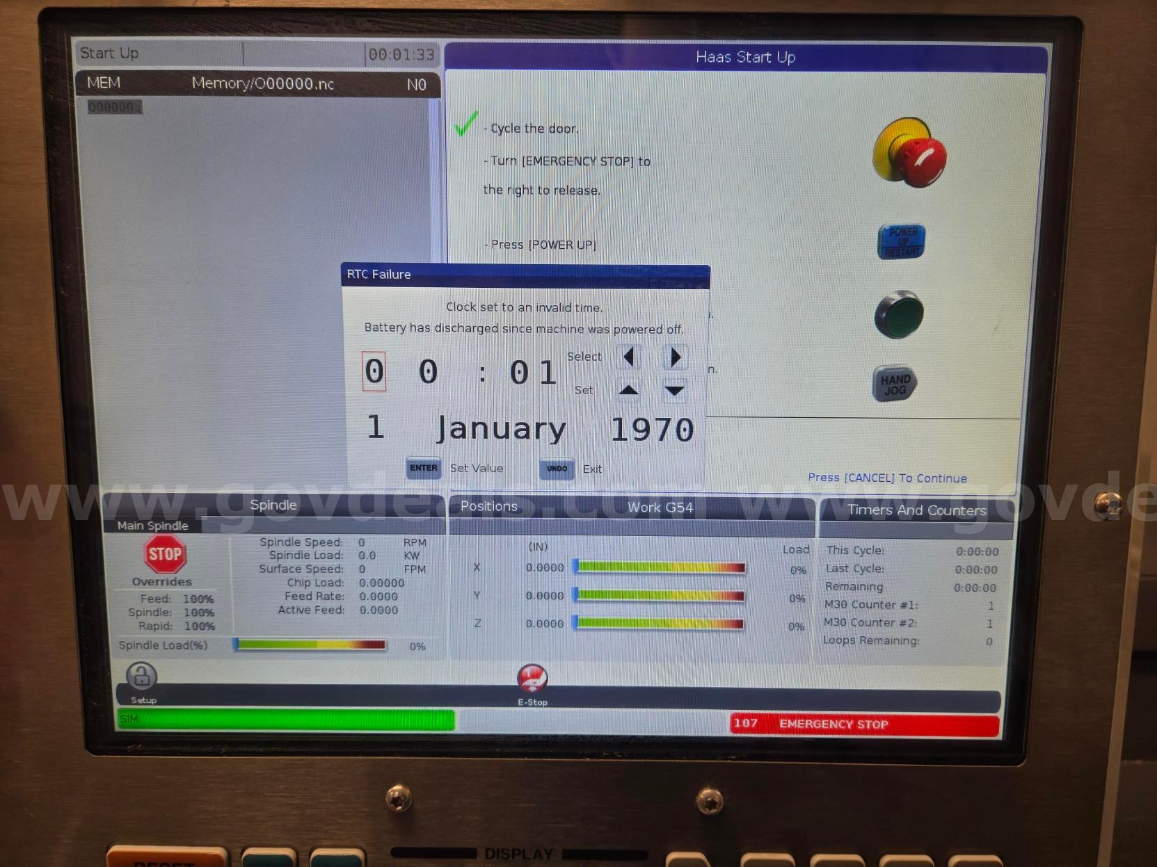 2017 HAAS CNC Training Controller Module HAAS CSMD Government Surplus Auction - Photo #2
