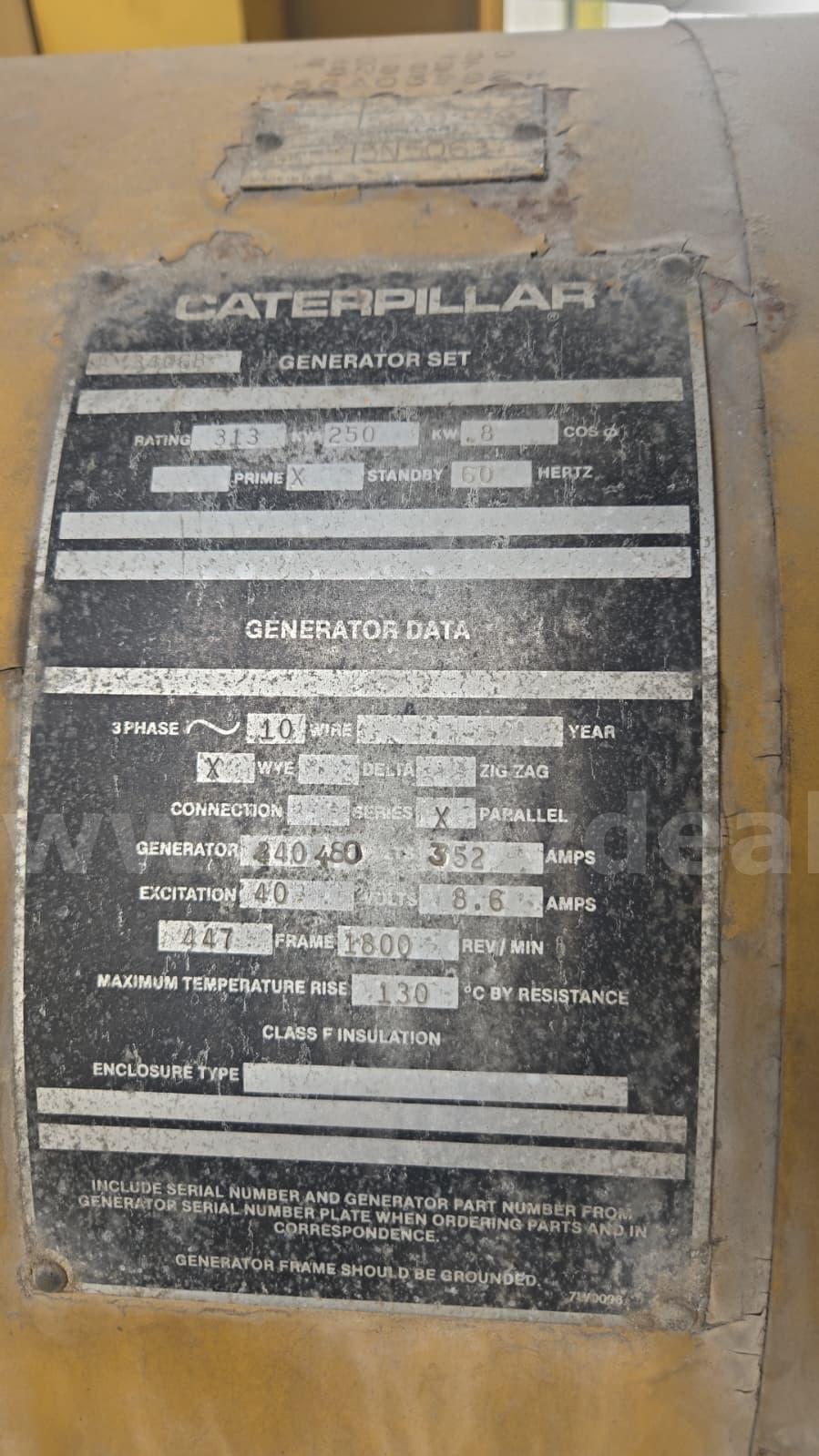 CAT 3406B generator set trailer mounted CAT 3406B Government Surplus Auction - Photo #6