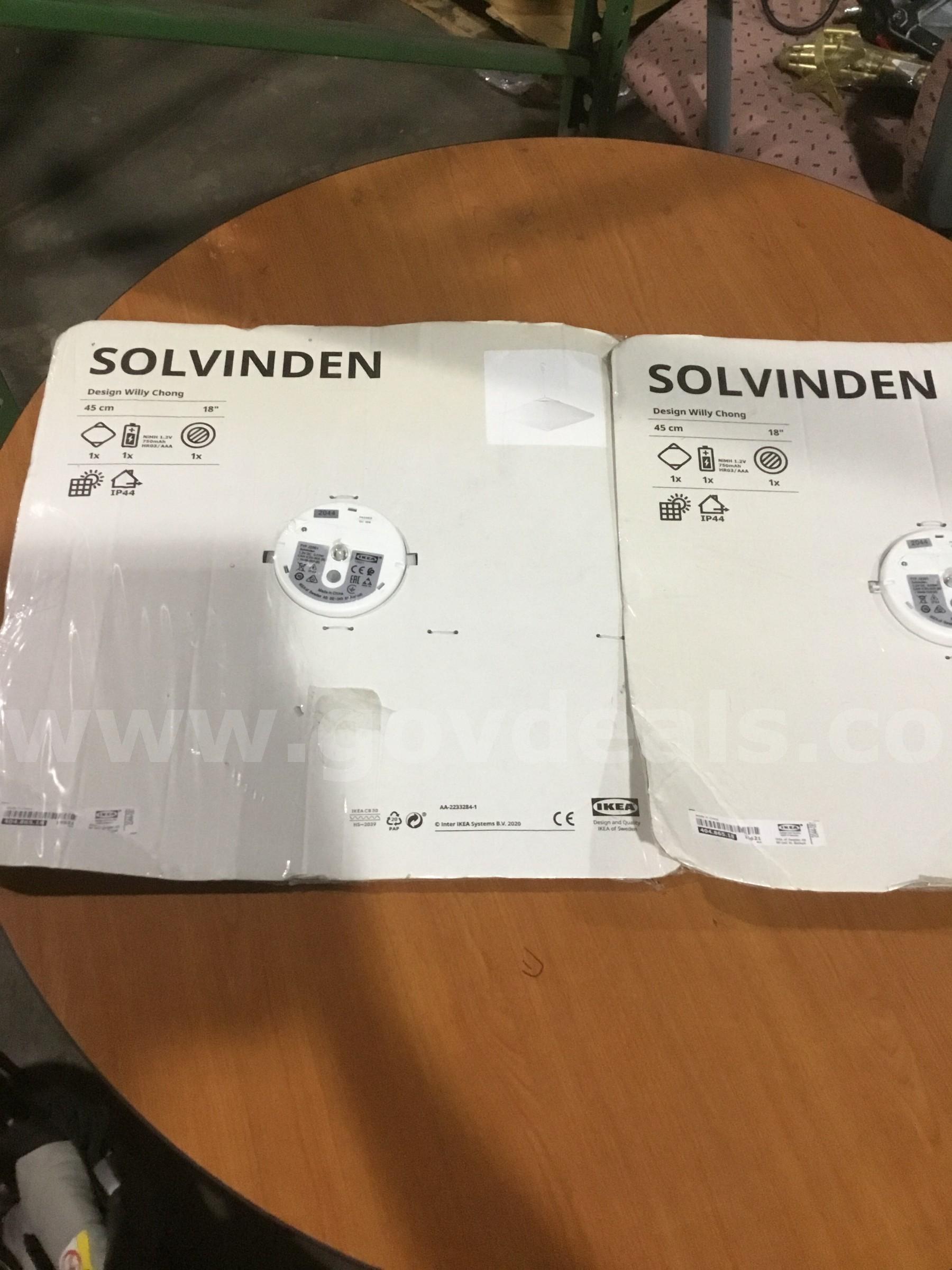 Two white solvinden batteries  "DH"   Government Surplus Auction - Primary Photo