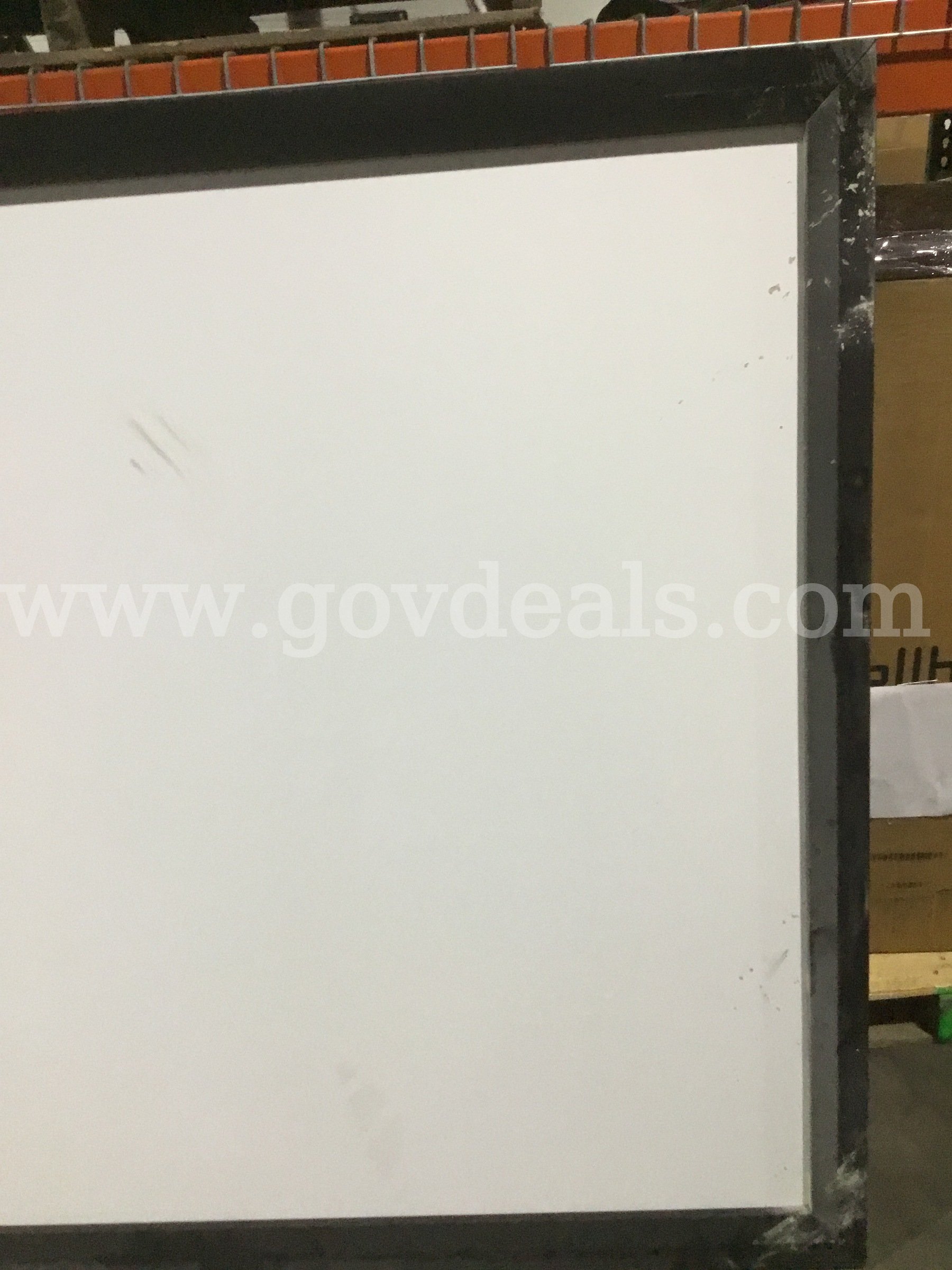 72 x 55 white projector screen  "DH"   Government Surplus Auction - Photo #4