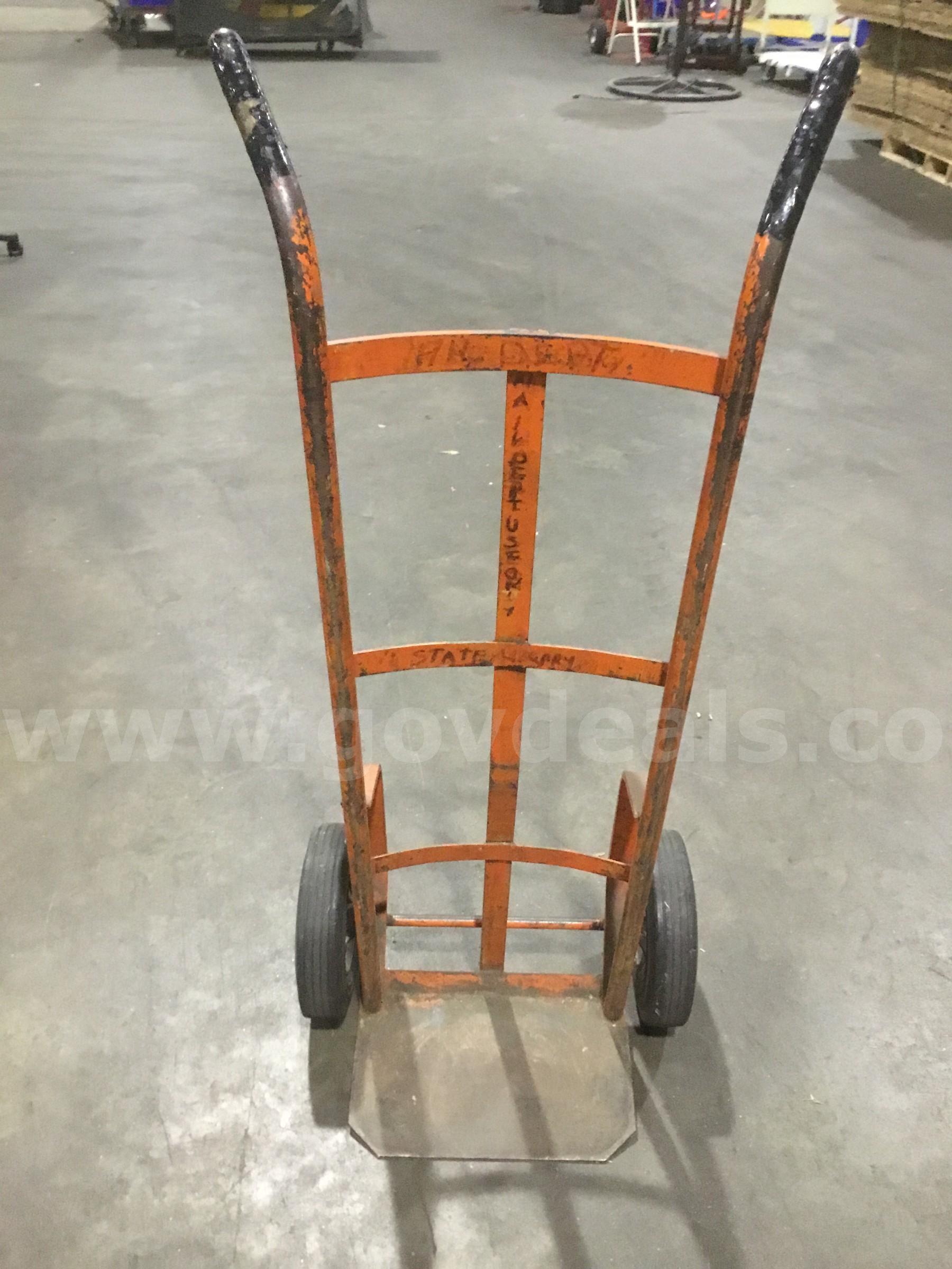 Orange dolly  "DH"   Government Surplus Auction - Primary Photo
