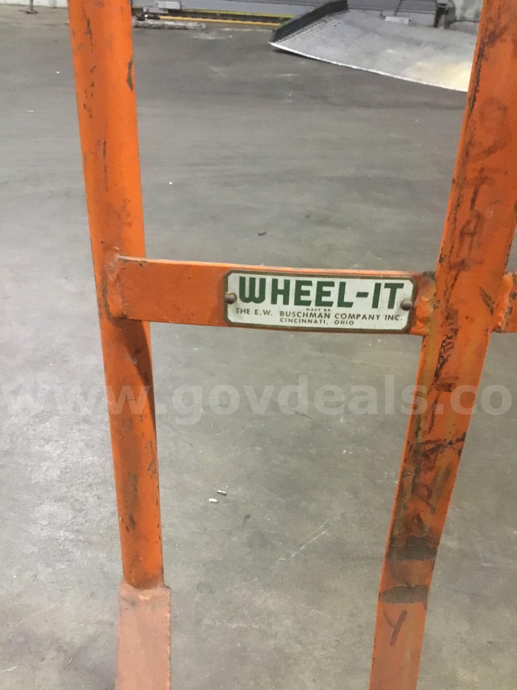 Orange dolly  "DH"   Government Surplus Auction - Photo #3