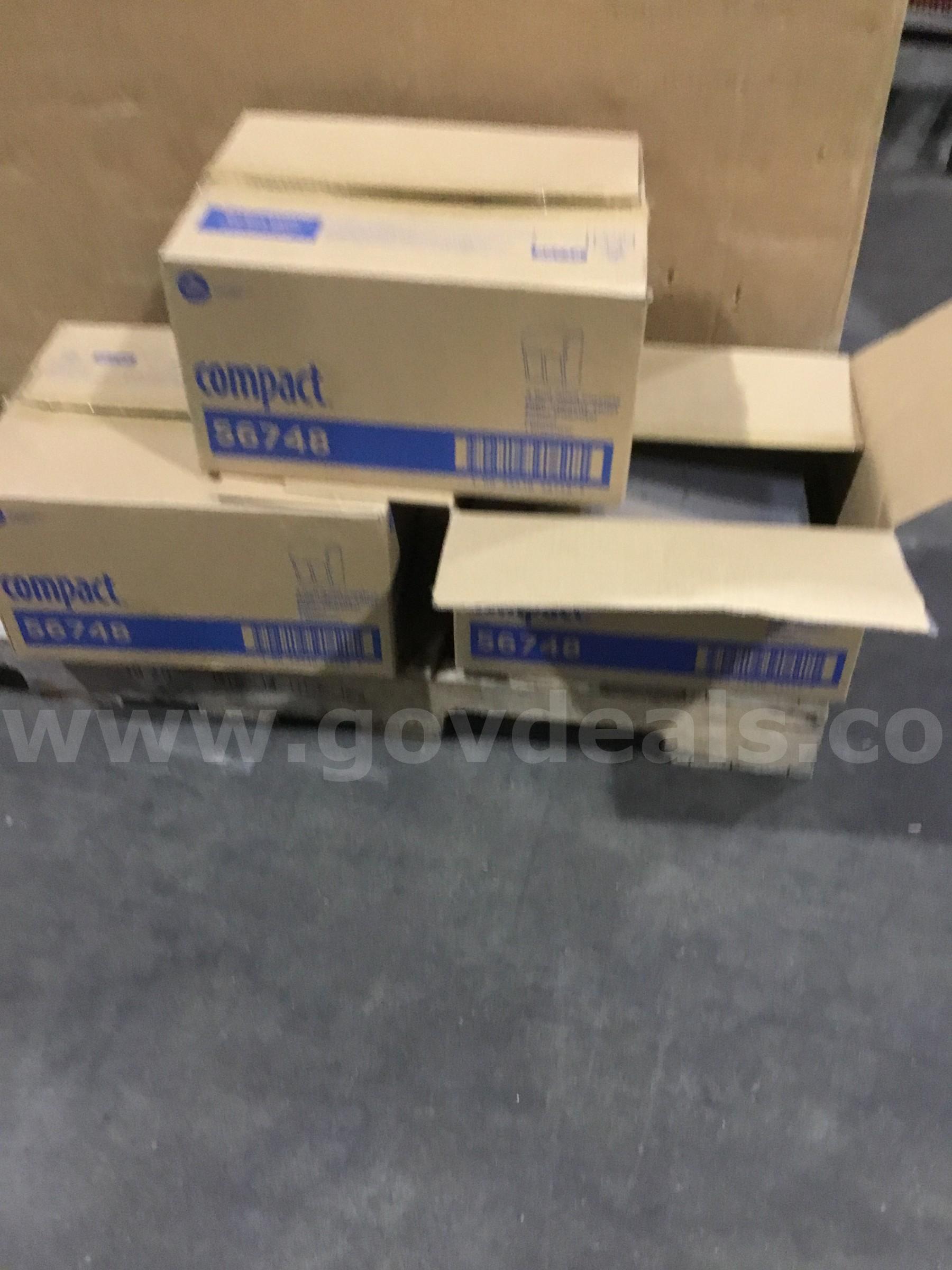 3 boxes of paper dispensers  "DH"   Government Surplus Auction - Primary Photo