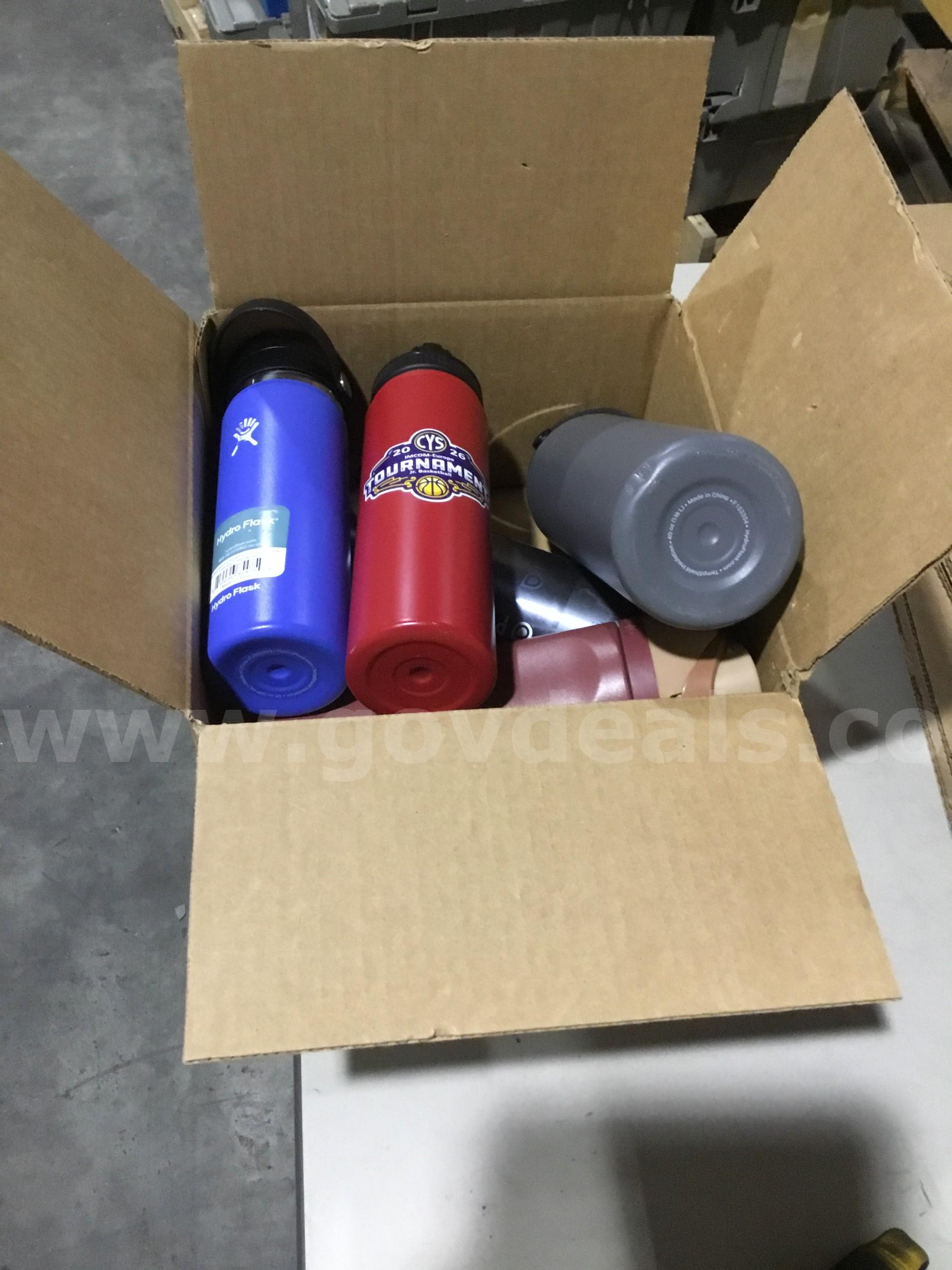 Lot of bottles-dark red 2026 tournament bottle  "DH"   Government Surplus Auction - Photo #2