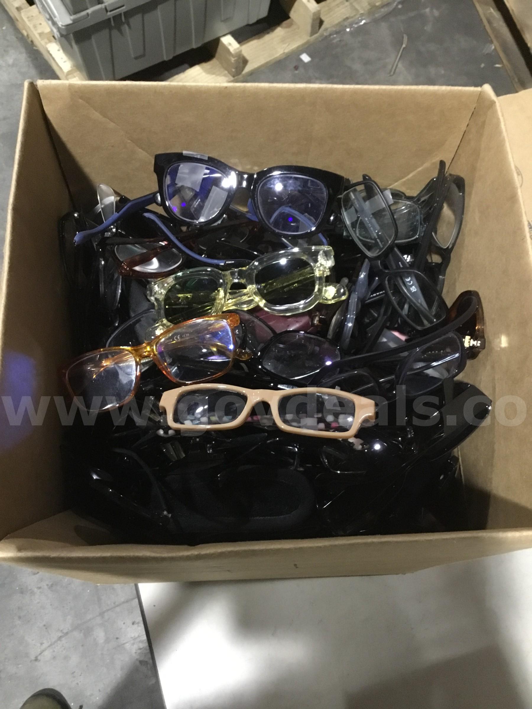 Box of eyewear glasses  "DH"