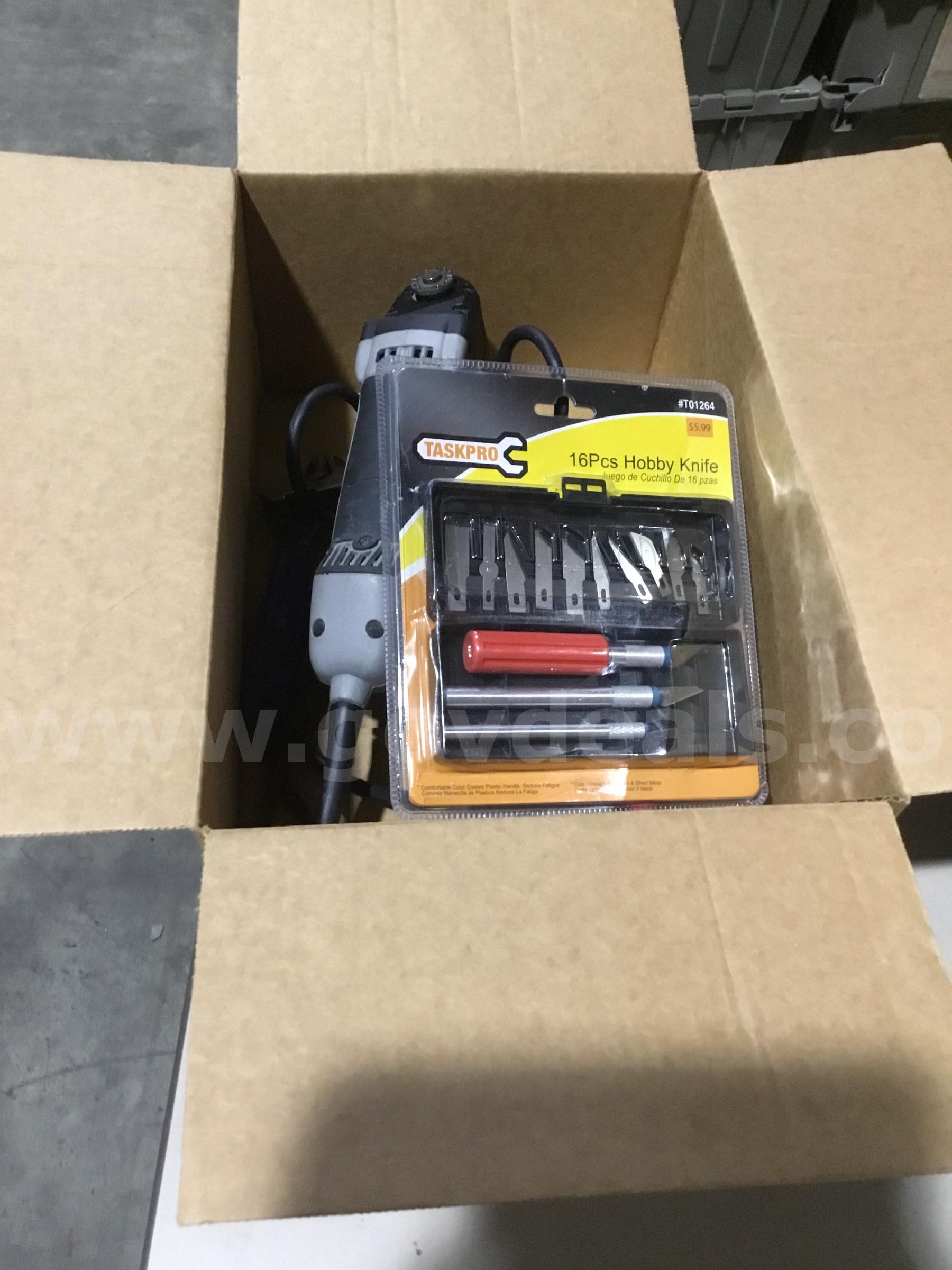 Lot of items-taskpro 16 pc hobby knives  "DH"   Government Surplus Auction - Photo #5