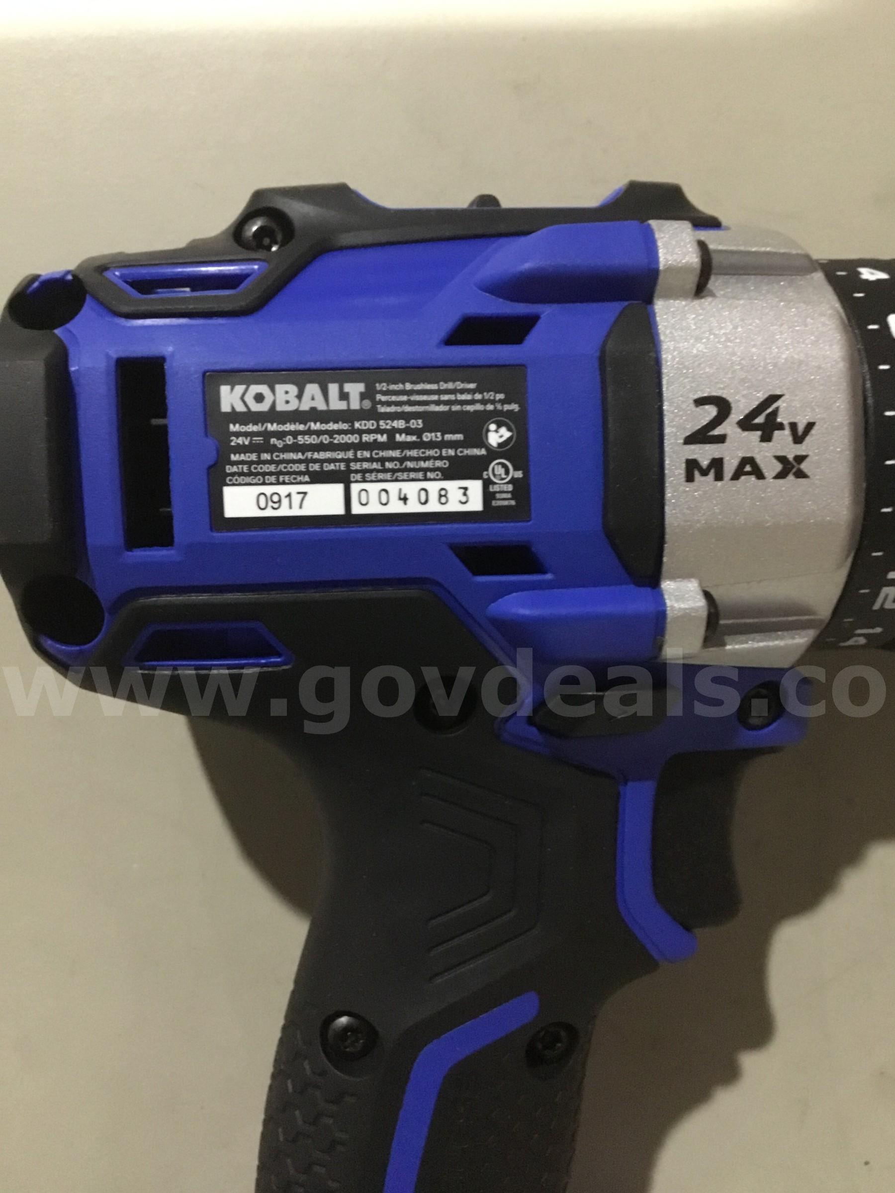 Lot of items-blue & black brushless drill (NO BATTERY INCLUDED)  "DH"   Government Surplus Auction - Photo #4