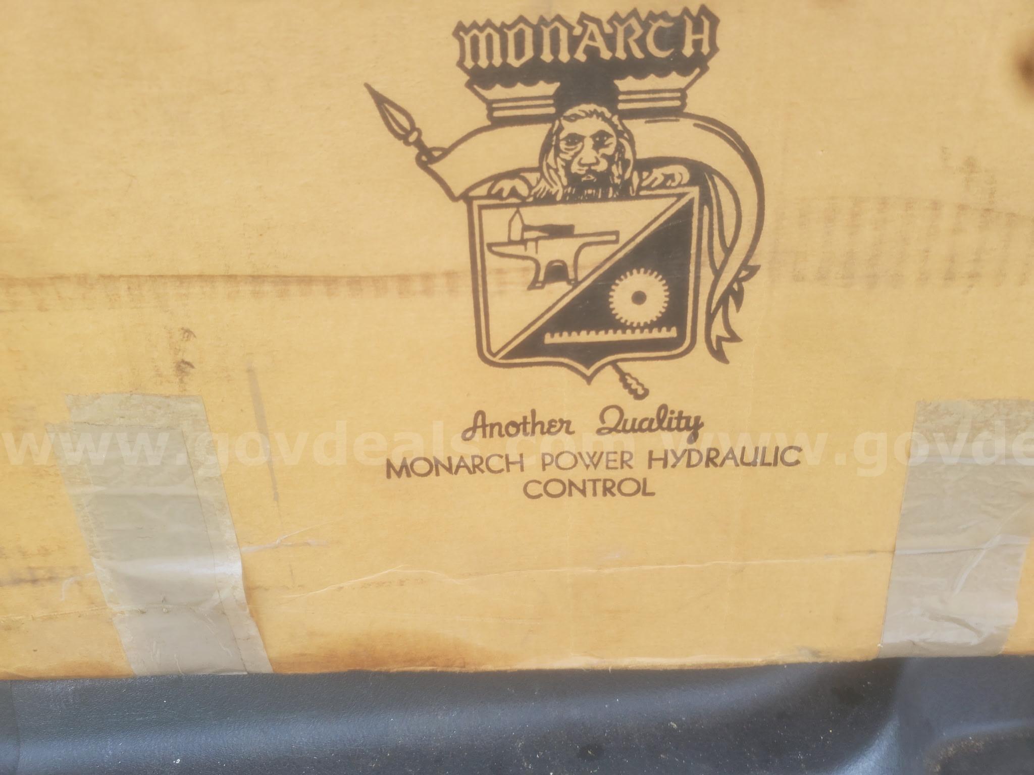 Monarch Dyna-Might M-500-3A 12V Hydraulic Power Unit / Hydraulic Pump Monarch 500 Government Surplus Auction - Photo #3