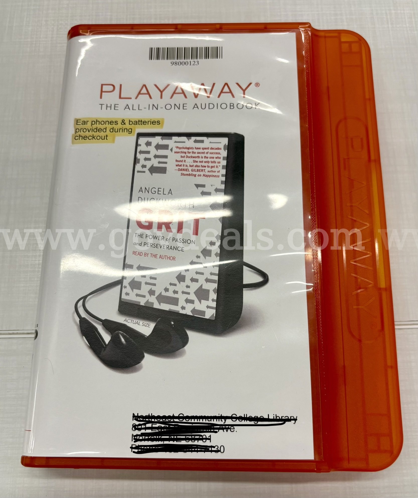 Playaways audiobooks - Fiction 205 unit lot Playaways 205 Government Surplus Auction - Photo #3