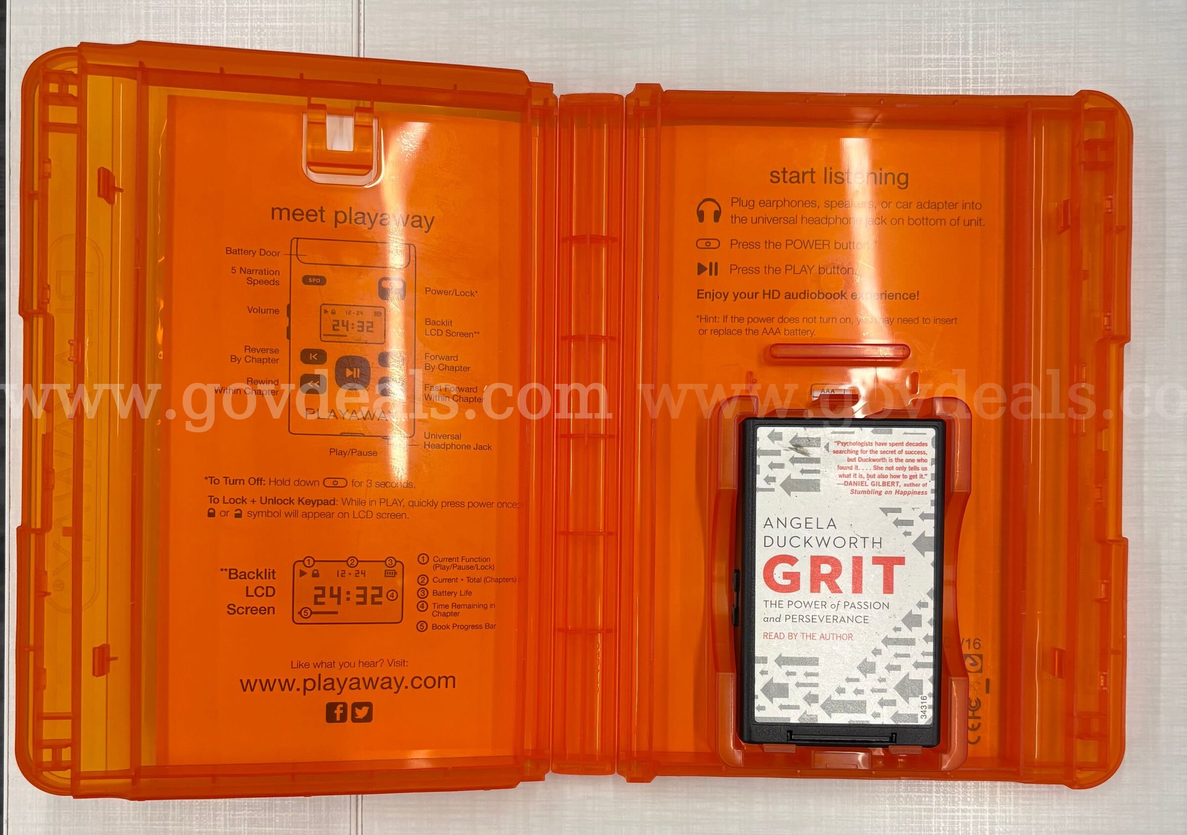 Playaways audiobooks - Fiction 205 unit lot Playaways 205 Government Surplus Auction - Photo #5
