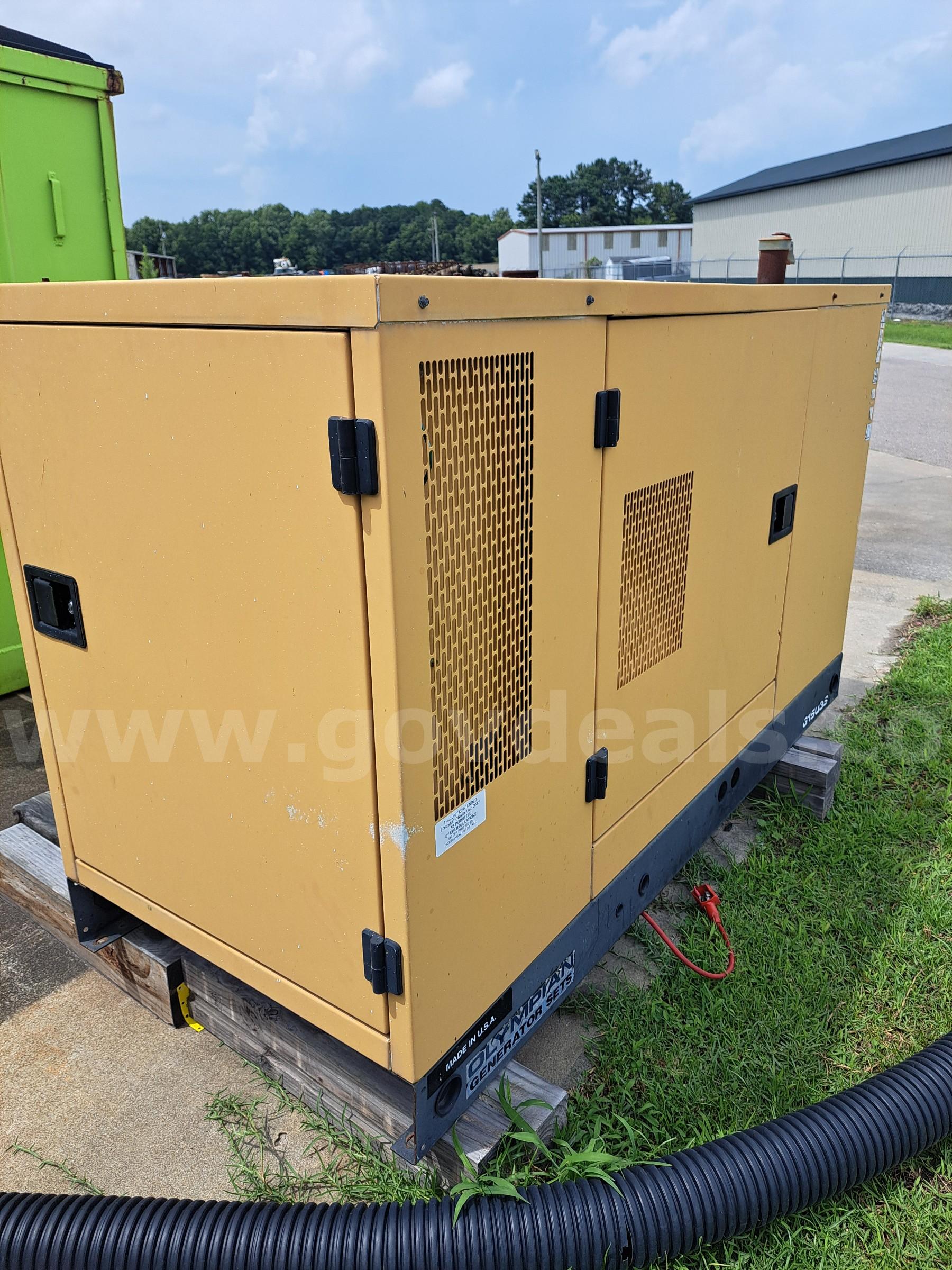 Olympian 15KV Generator , model #G15U3S  OLY00000LNGB00612 Government Surplus Auction - Photo #2