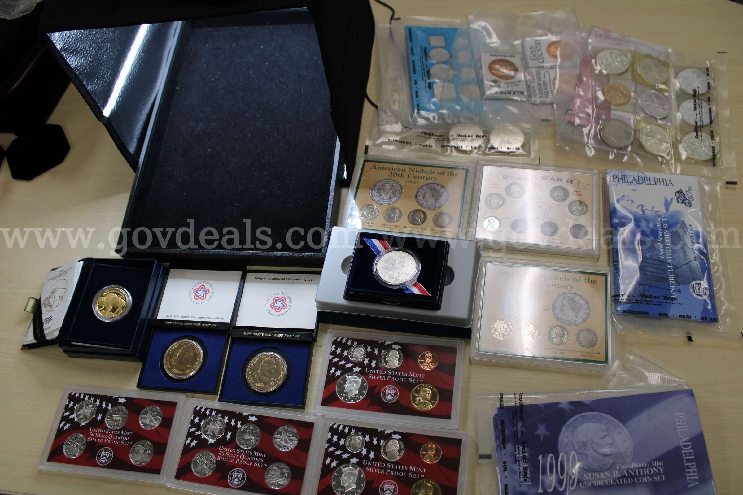 $50 COIN (1); MISC COIN (5); PROOF SET (2); COMMEMORATIVE COIN (3)   Government Surplus Auction - Primary Photo