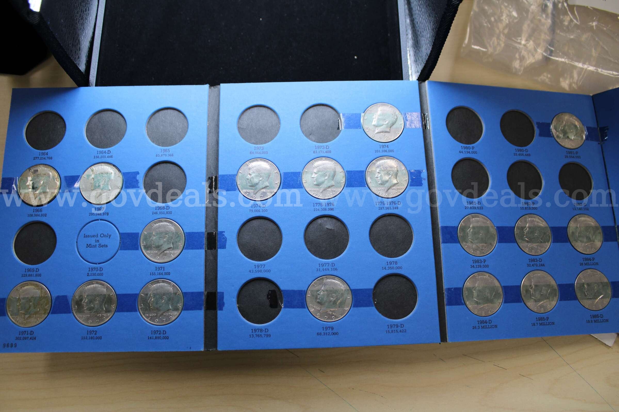 Coin Collections (2)  One Dollar Coin (1)  Nickel (2) Penny (1)   Government Surplus Auction - Photo #3