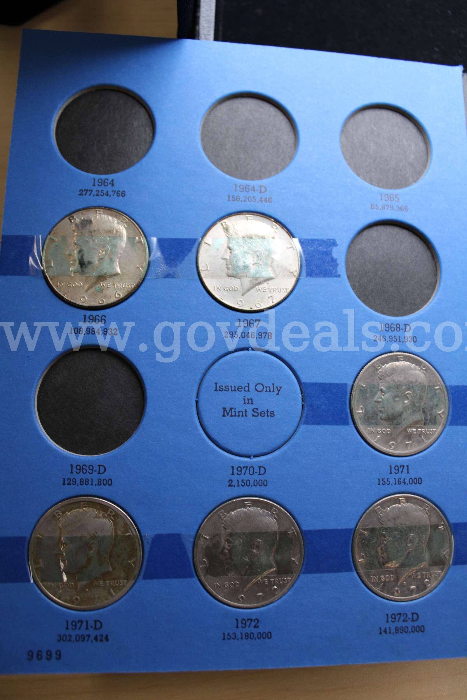Coin Collections (2)  One Dollar Coin (1)  Nickel (2) Penny (1)   Government Surplus Auction - Photo #4