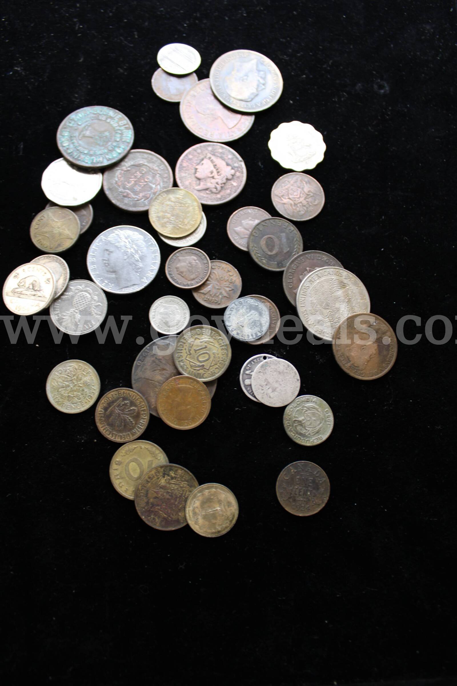 MISC COIN (4), FOREIGN COIN (39), 0.05 COIN (81), 0.01 COIN (75)   Government Surplus Auction - Photo #4