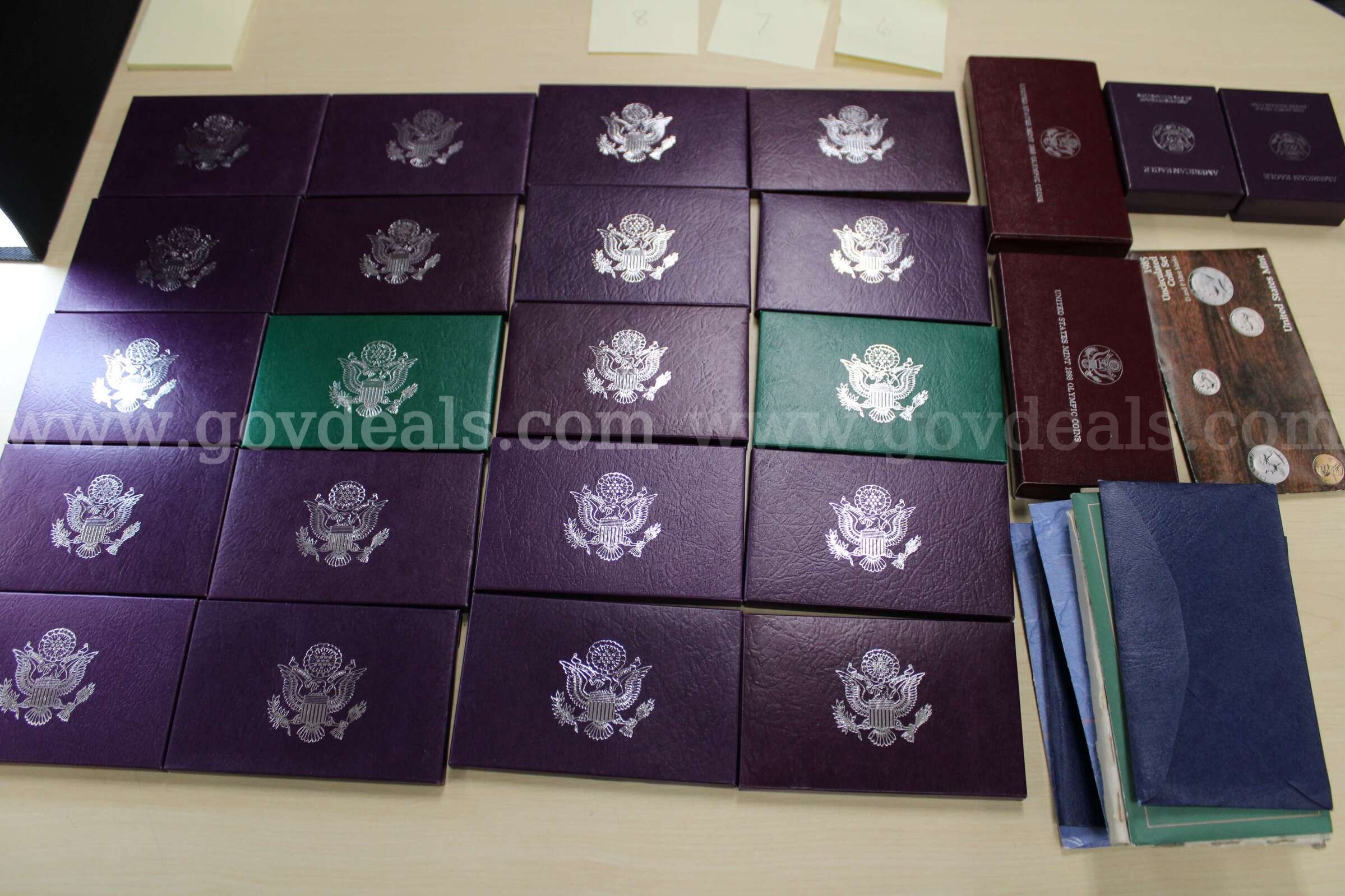 Collectors Coins (6)    Coins Sets (24)      $1.00 Coins (7)   Government Surplus Auction - Primary Photo