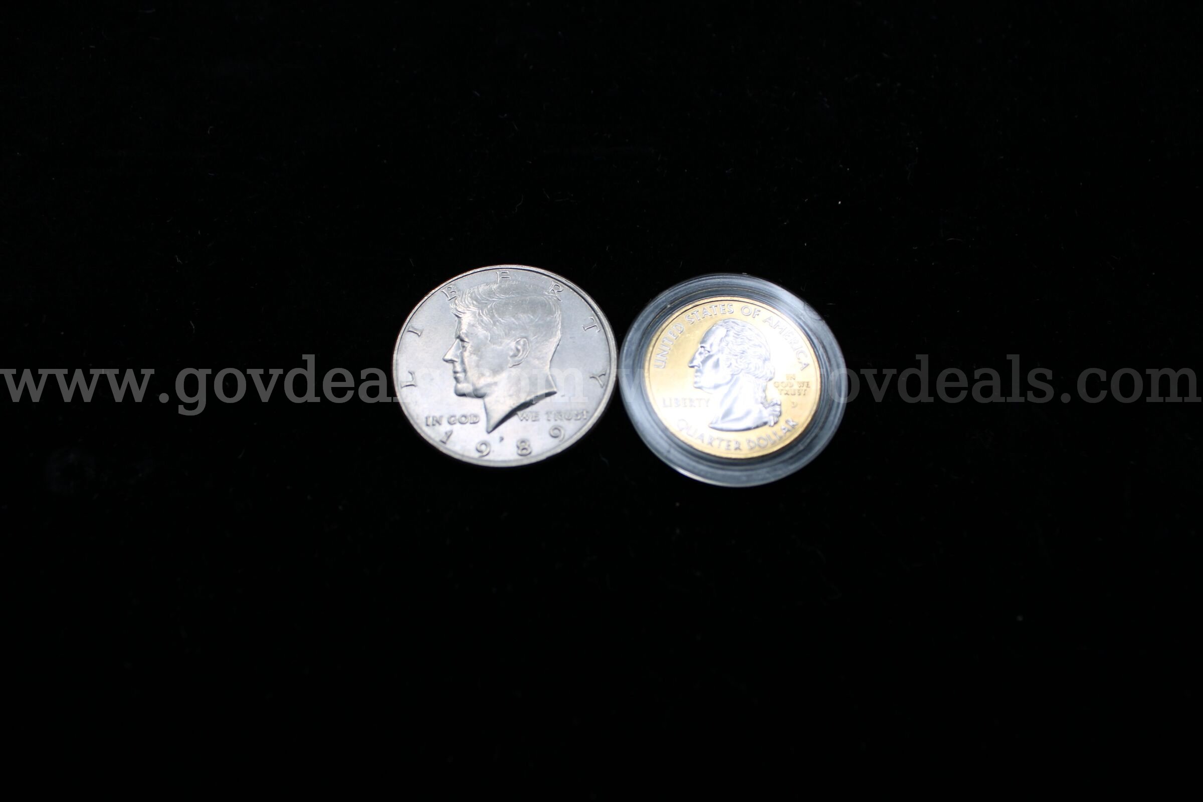 HALF DOLLAR (1); QUARTER (1)   Government Surplus Auction - Primary Photo