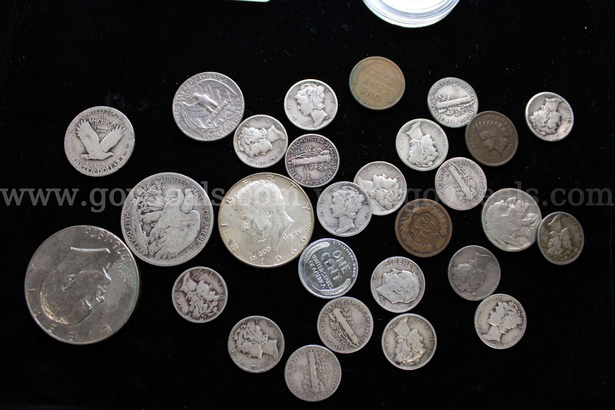 COIN SETS (1), $0.05 COIN (2), $0.10 COIN (19), 0.01 COIN (6), $0.50 COIN (4)   Government Surplus Auction - Photo #2