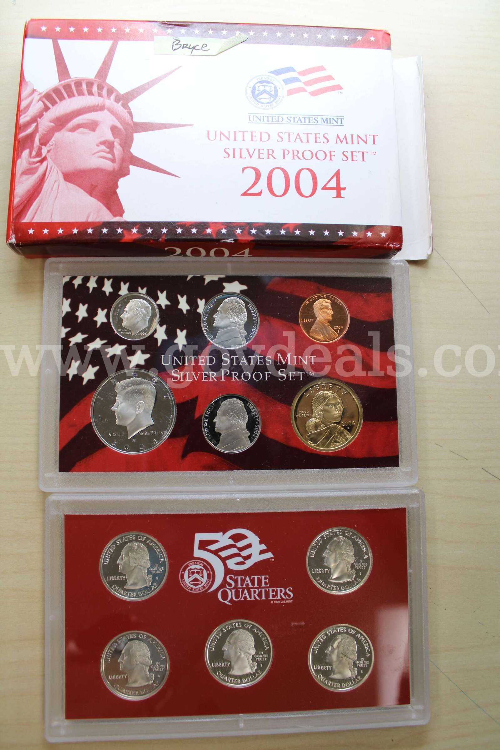 $2 BILL (2); $1 COIN (4); HALF DOLLAR (1); COIN SET (3)   Government Surplus Auction - Photo #6