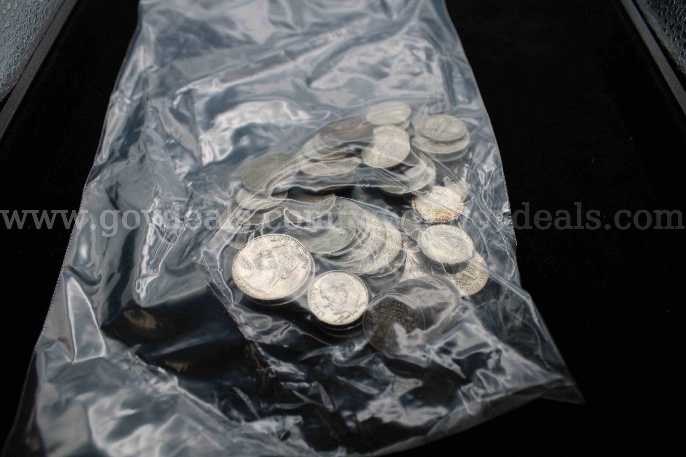 COLLECTABLE COINS (2); DIME, ROLLED (2); $1 COIN (16); HALF DOLLAR (100)  100 Government Surplus Auction - Photo #6