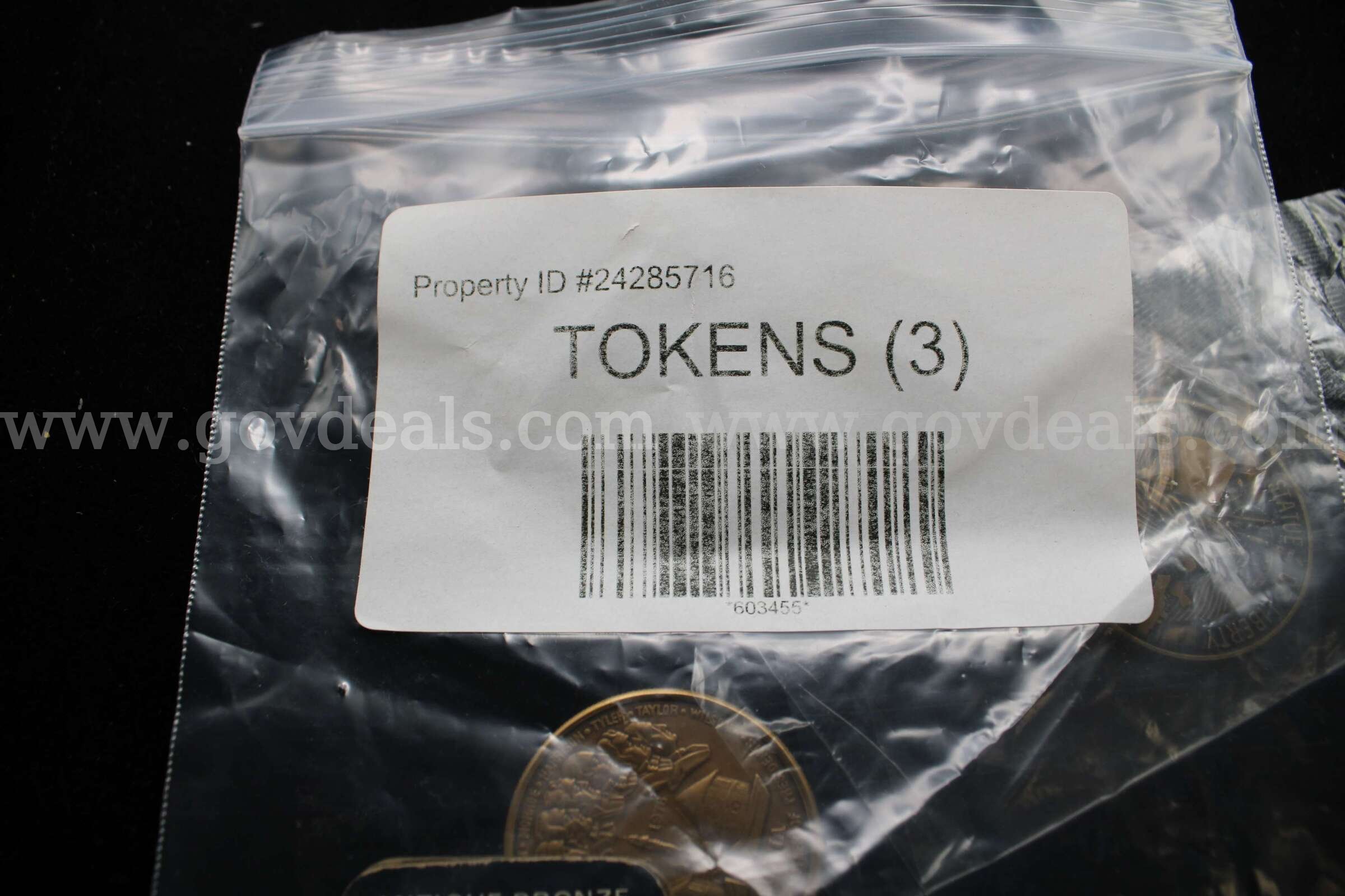 TOKENS (3)   Government Surplus Auction - Photo #5