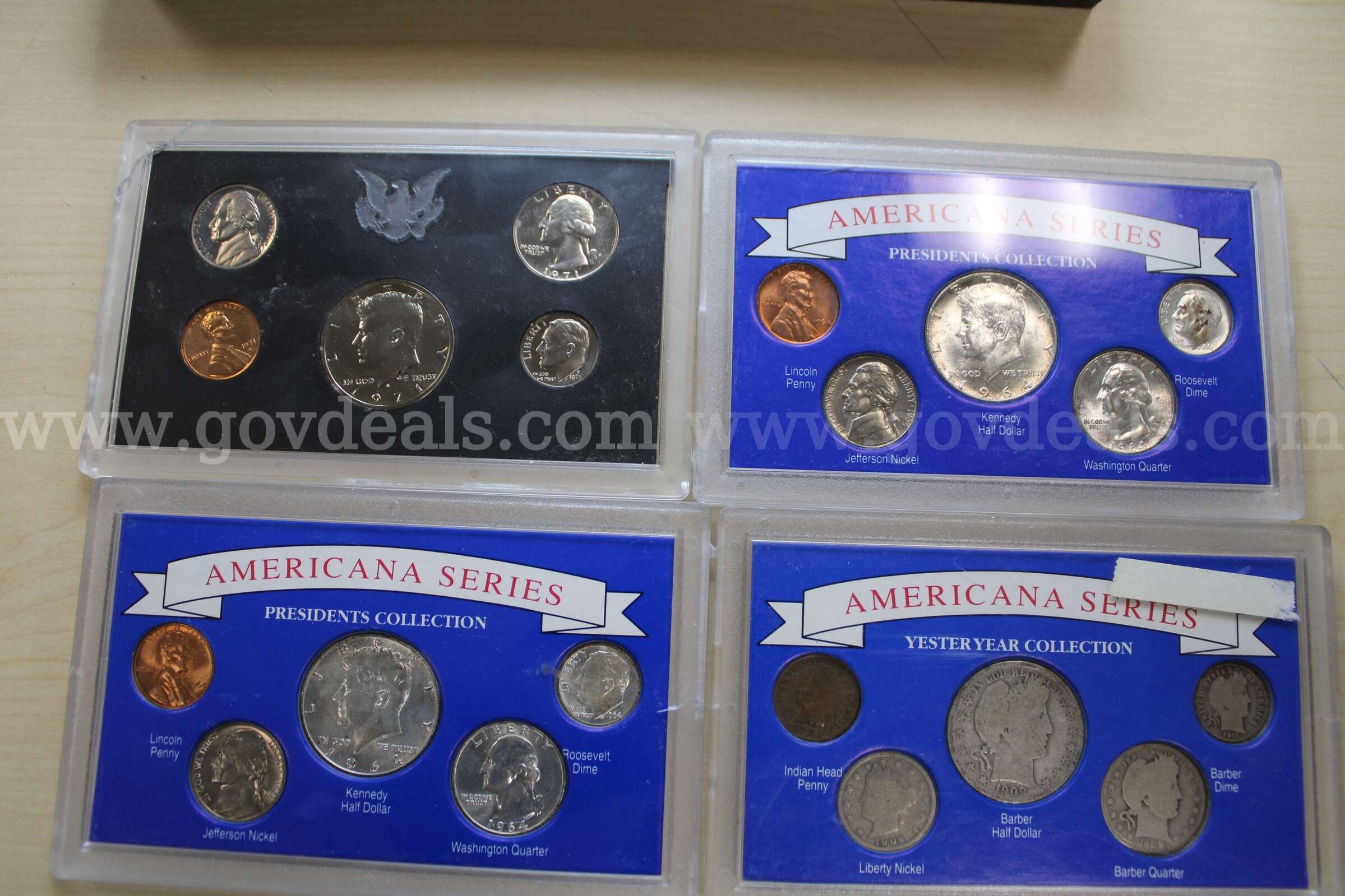 COIN SETS (4); HALF DOLLAR (1); FOREIGN COIN (3); NICKEL (1); TOKEN (1)   Government Surplus Auction - Photo #2