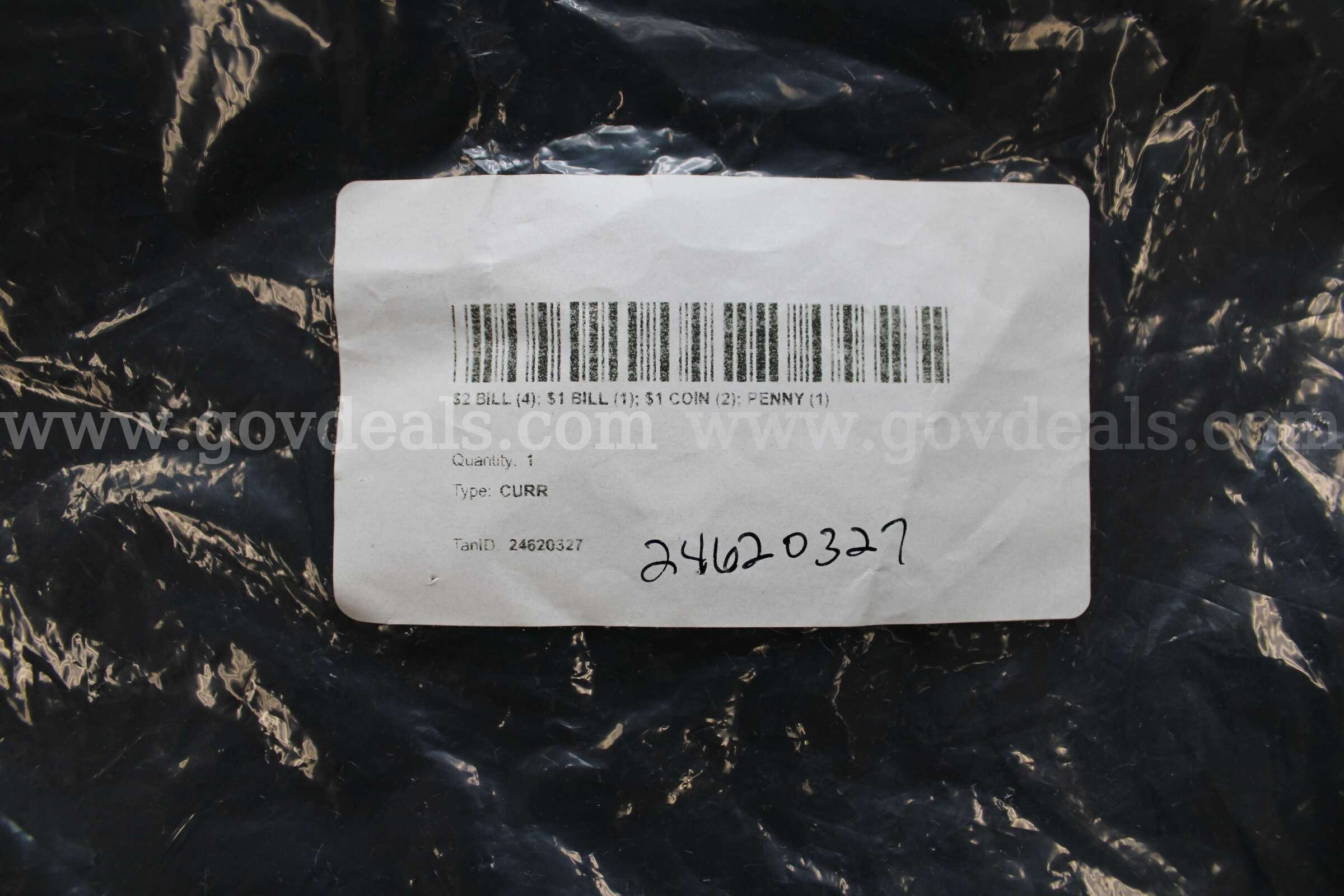 $2 BILL (4); $1 BILL (1); $1 COIN (2); PENNY (1)   Government Surplus Auction - Photo #5