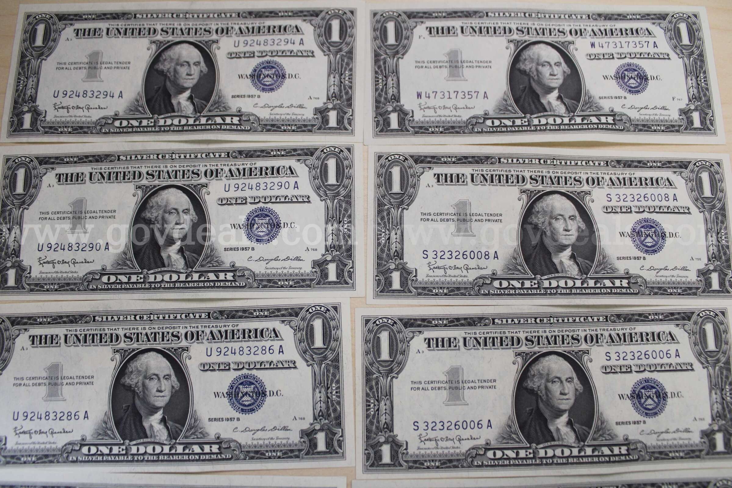 $2 BILL (3); $1 BILL (11)   Government Surplus Auction - Photo #3