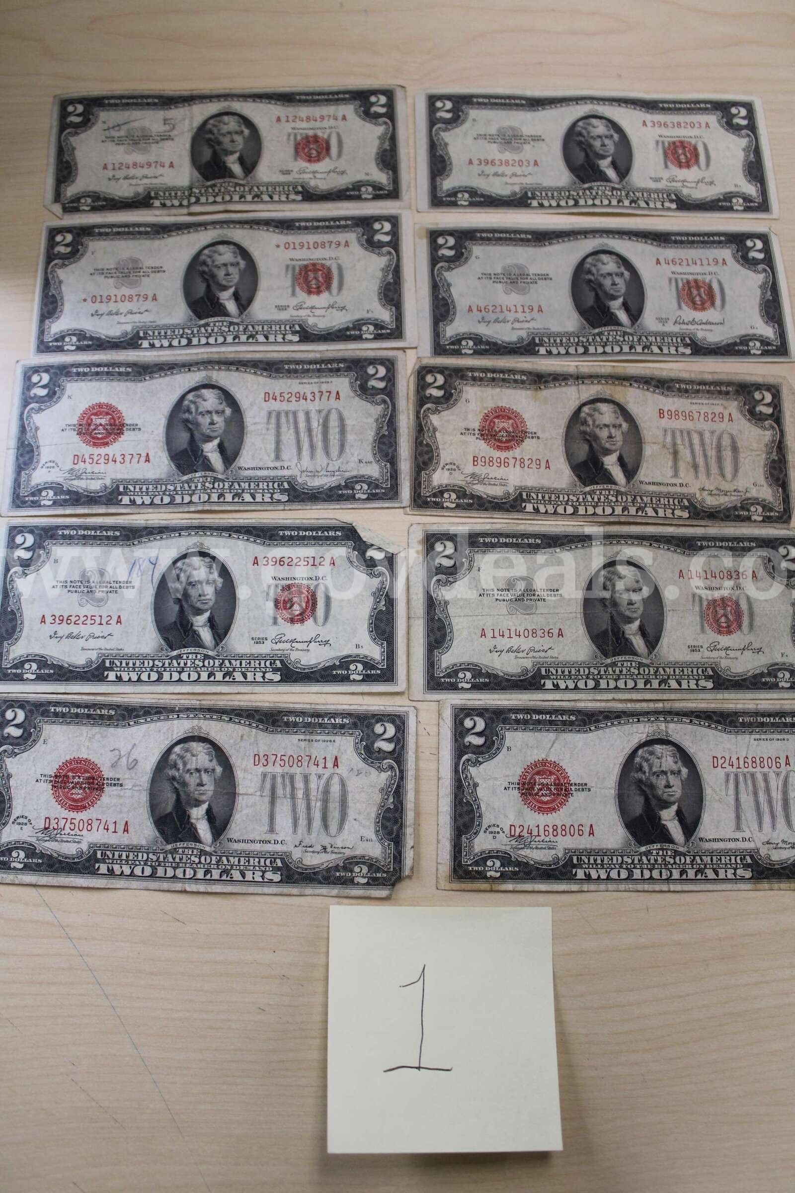 FOREIGN COIN (1); $1 COIN (9); HALF $ (2); QUARTER (17); DIMES (154); NICKELS (7  154 Government Surplus Auction - Primary Photo