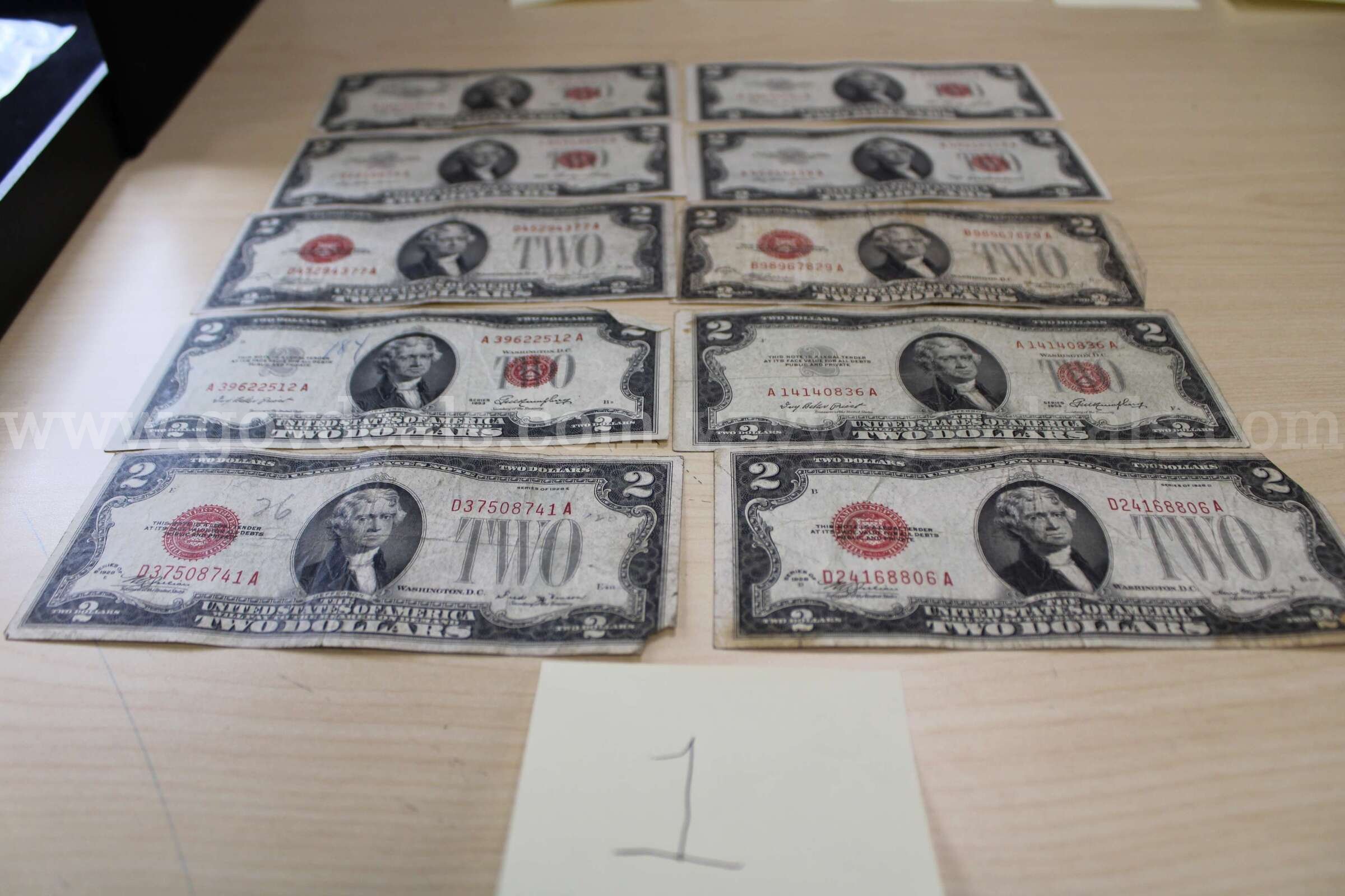 FOREIGN COIN (1); $1 COIN (9); HALF $ (2); QUARTER (17); DIMES (154); NICKELS (7  154 Government Surplus Auction - Photo #2