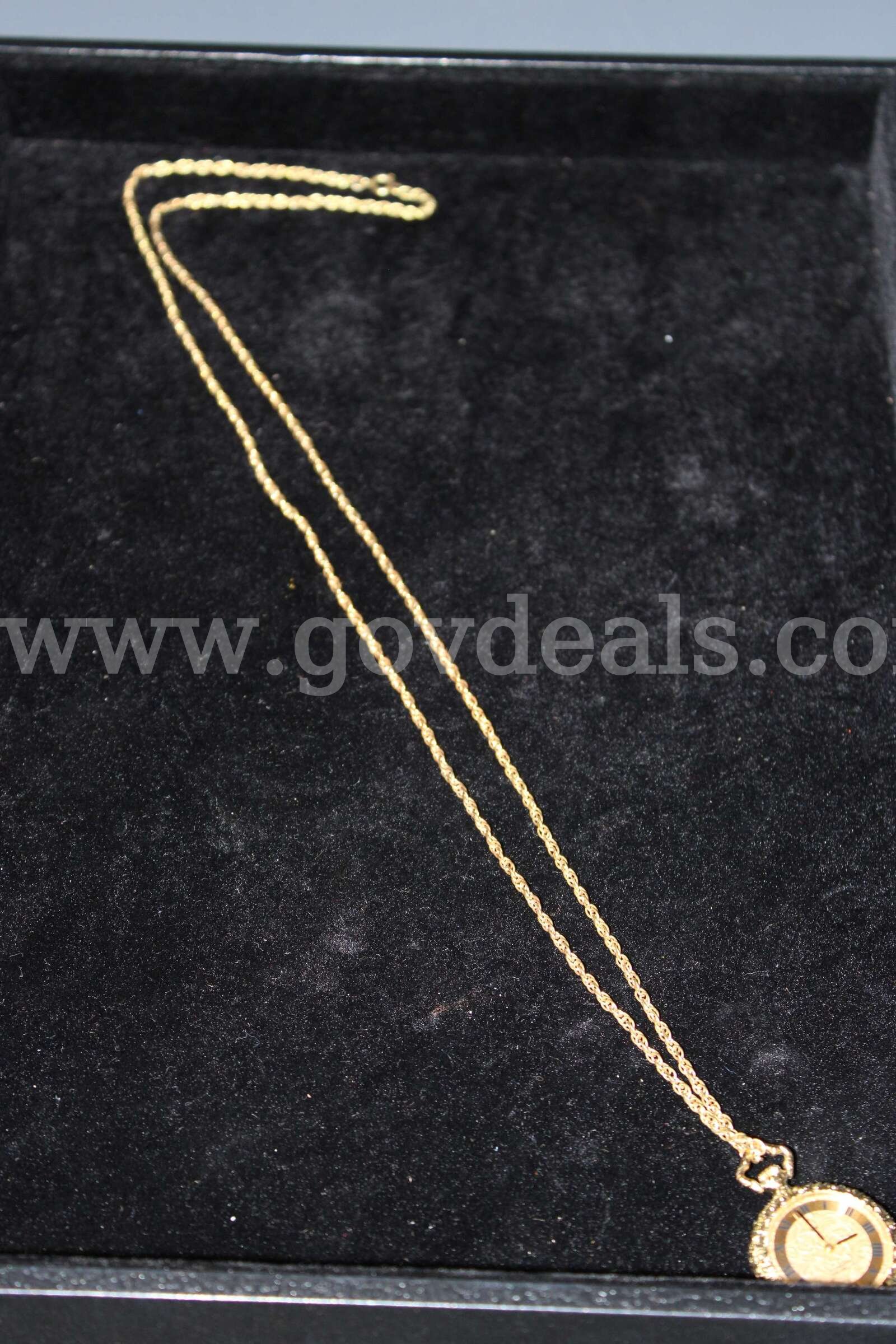 Pocket Watch (2)    Rings (2)     Charm (1)    Earrings (2)     Chain (1)   Government Surplus Auction - Photo #3