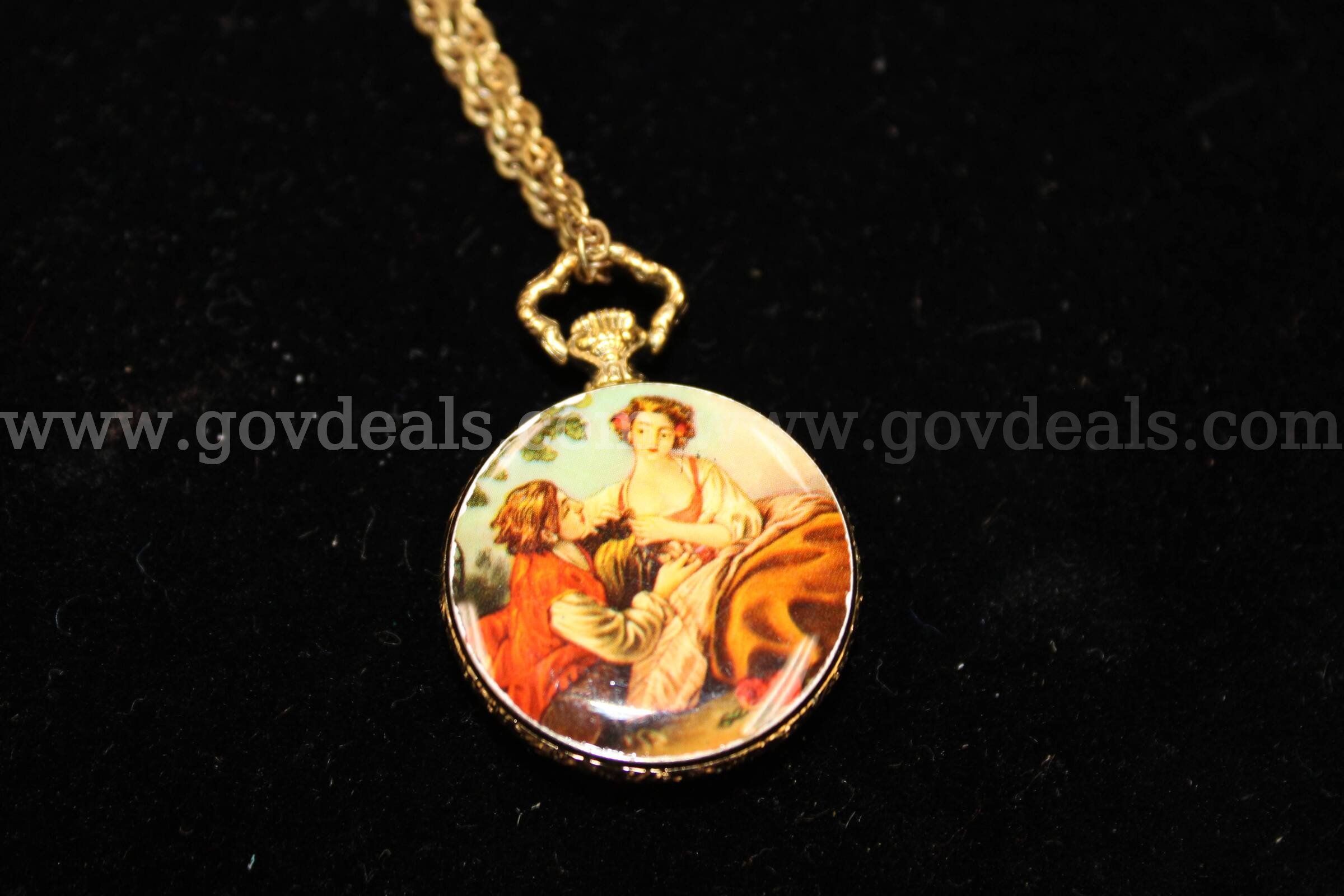 Pocket Watch (2)    Rings (2)     Charm (1)    Earrings (2)     Chain (1)   Government Surplus Auction - Photo #4