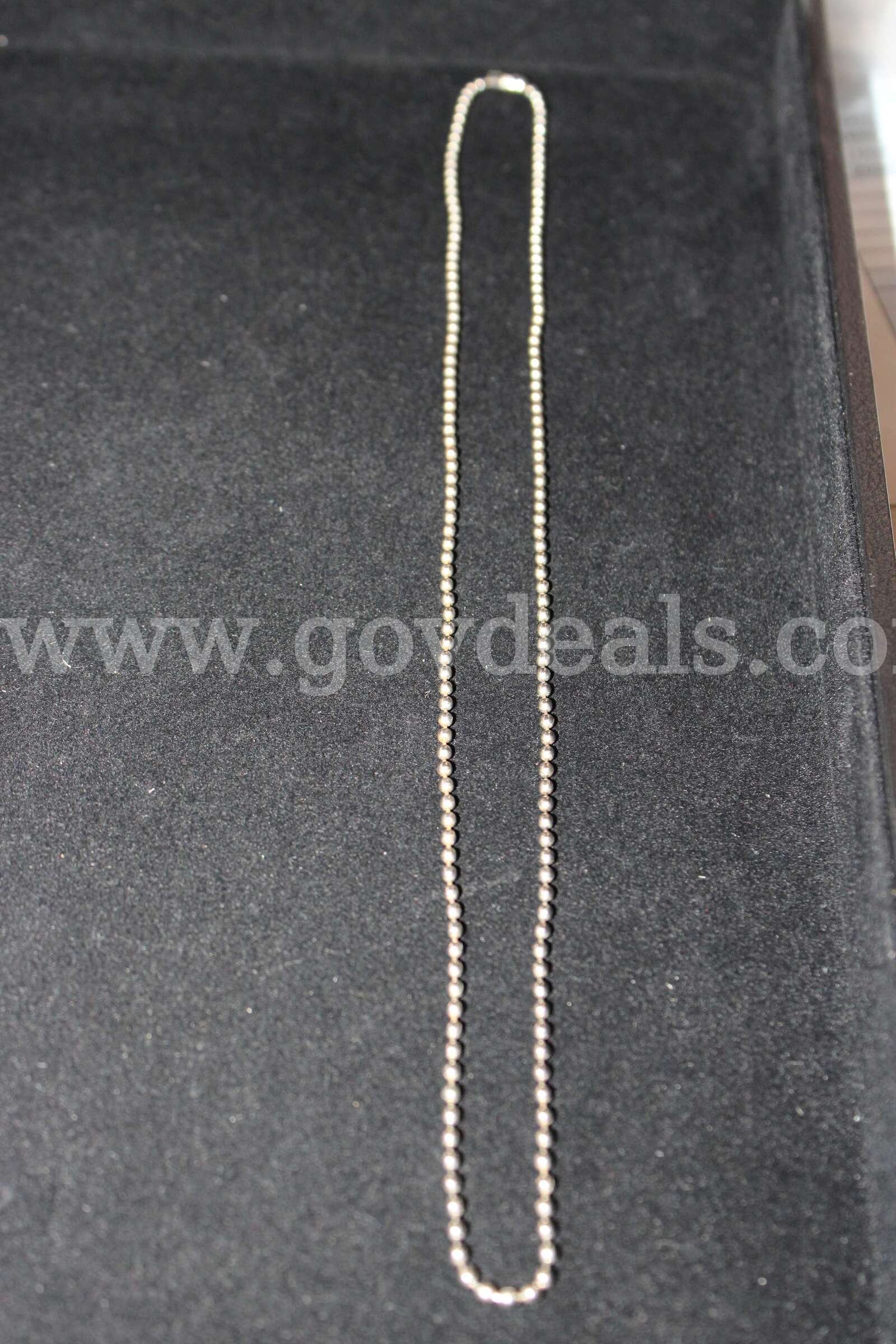 SILVER PENDANT, SILVER CHAIN, SILVER TIE CLIP, GOLD HOOP EARRING, GOLD DIAMOND S   Government Surplus Auction - Photo #3