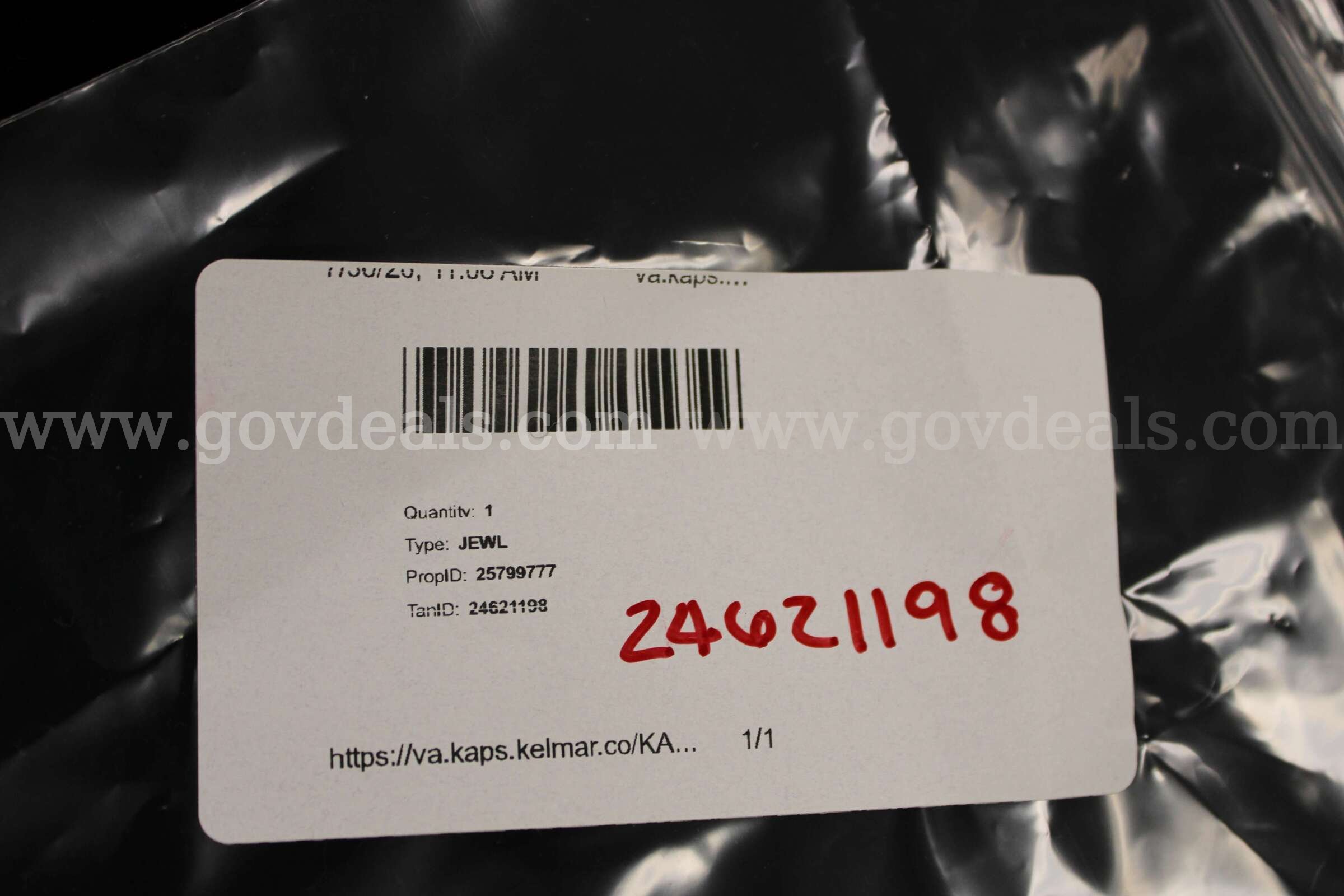 1 GOLD BALL EARRING STUD   Government Surplus Auction - Photo #2