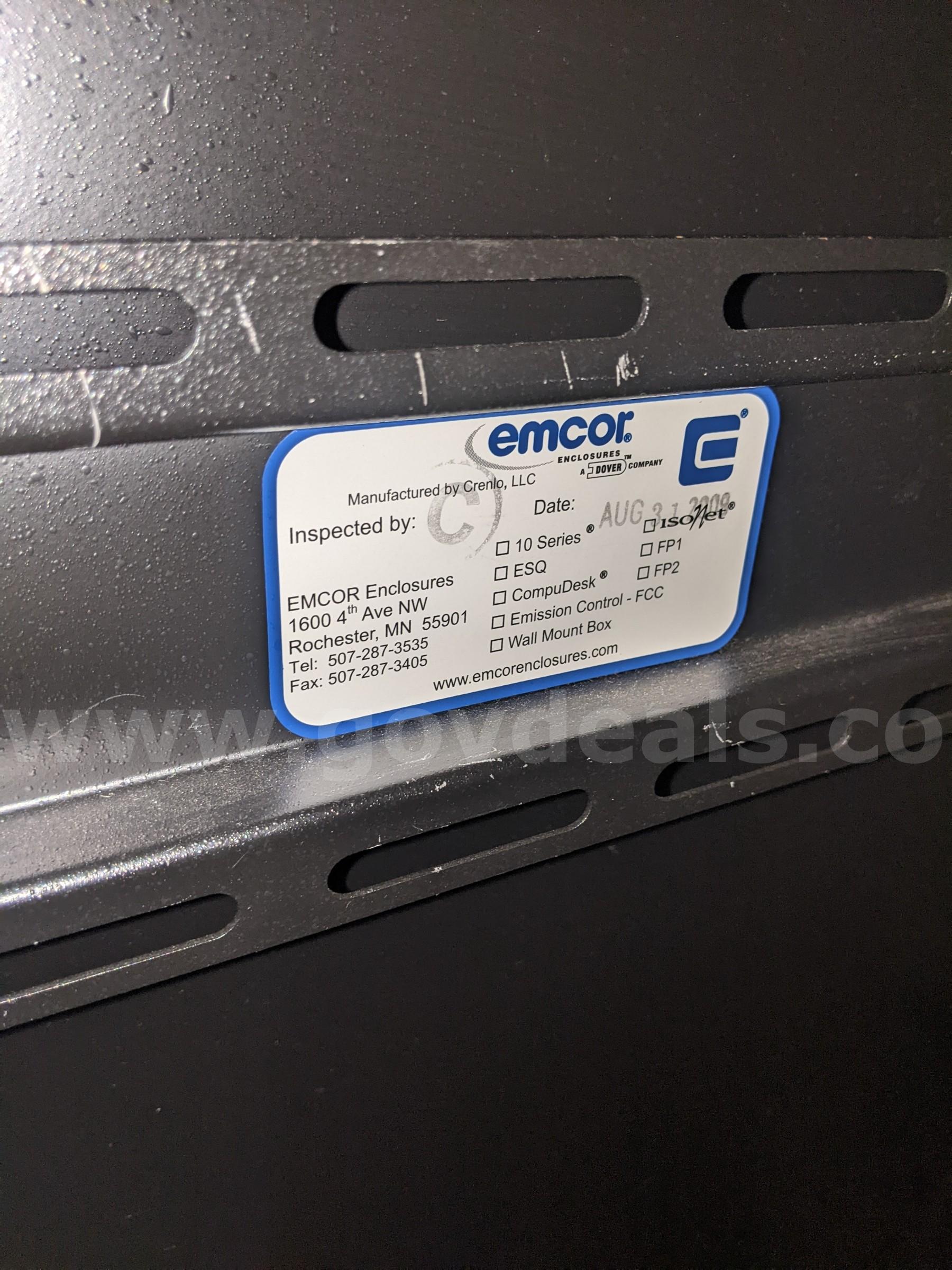 Server/Network Cabinet Emcor Enclosures  Government Surplus Auction - Photo #3