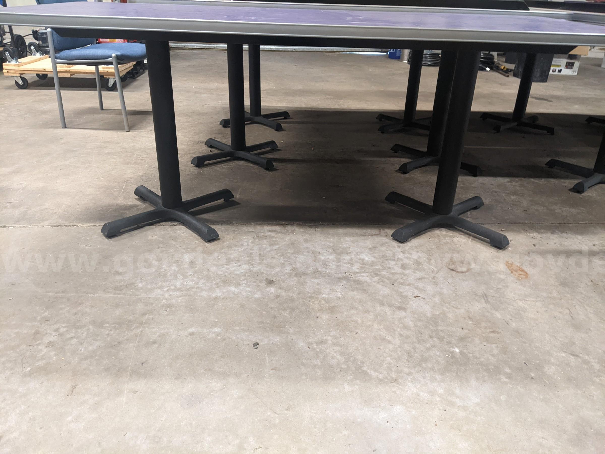 (x9) 72" L x 30"W Laminate Tables   Government Surplus Auction - Photo #4