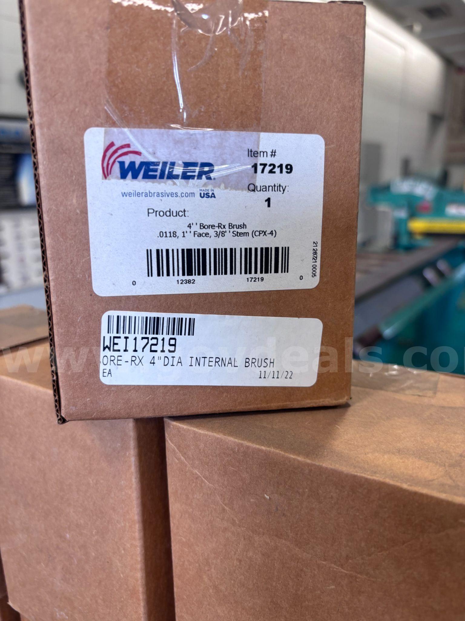 13 each- Weiler 4 inch bore brush–17219   Government Surplus Auction - Photo #2