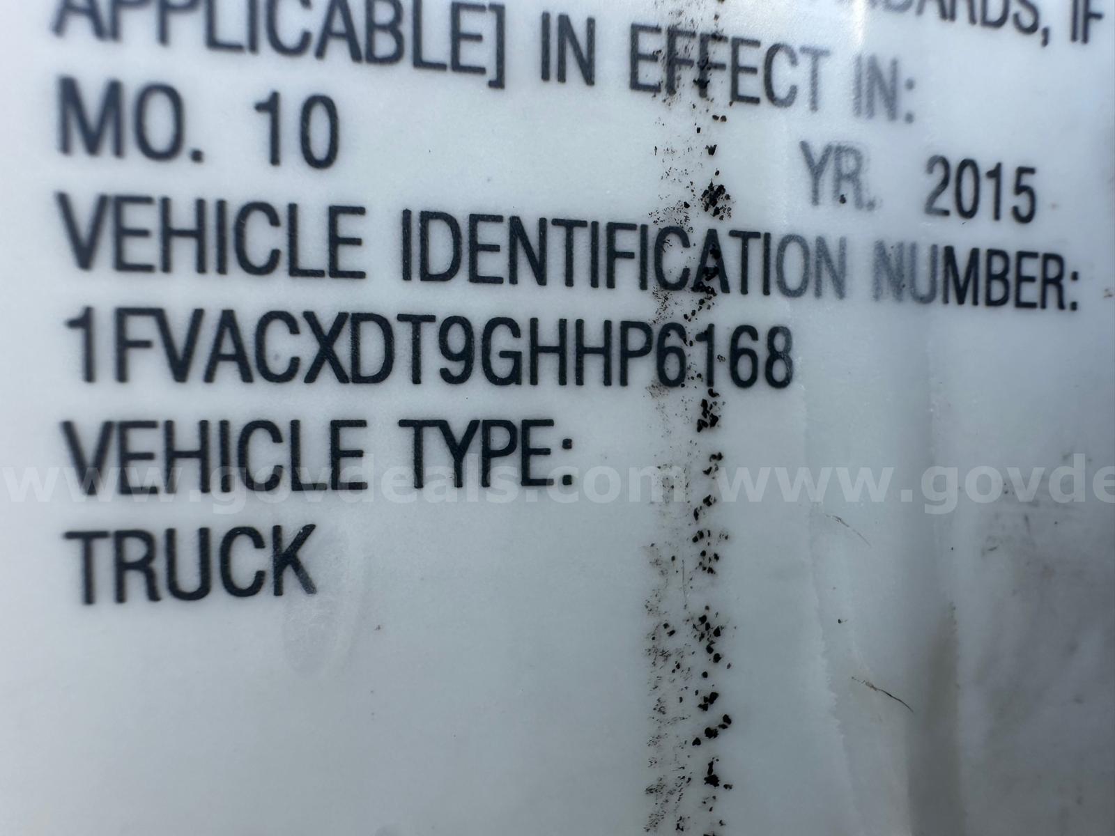 2016 Freightliner M2 106 S/A Swap Body Van Truck Freightliner 106 Government Surplus Auction - Photo #5