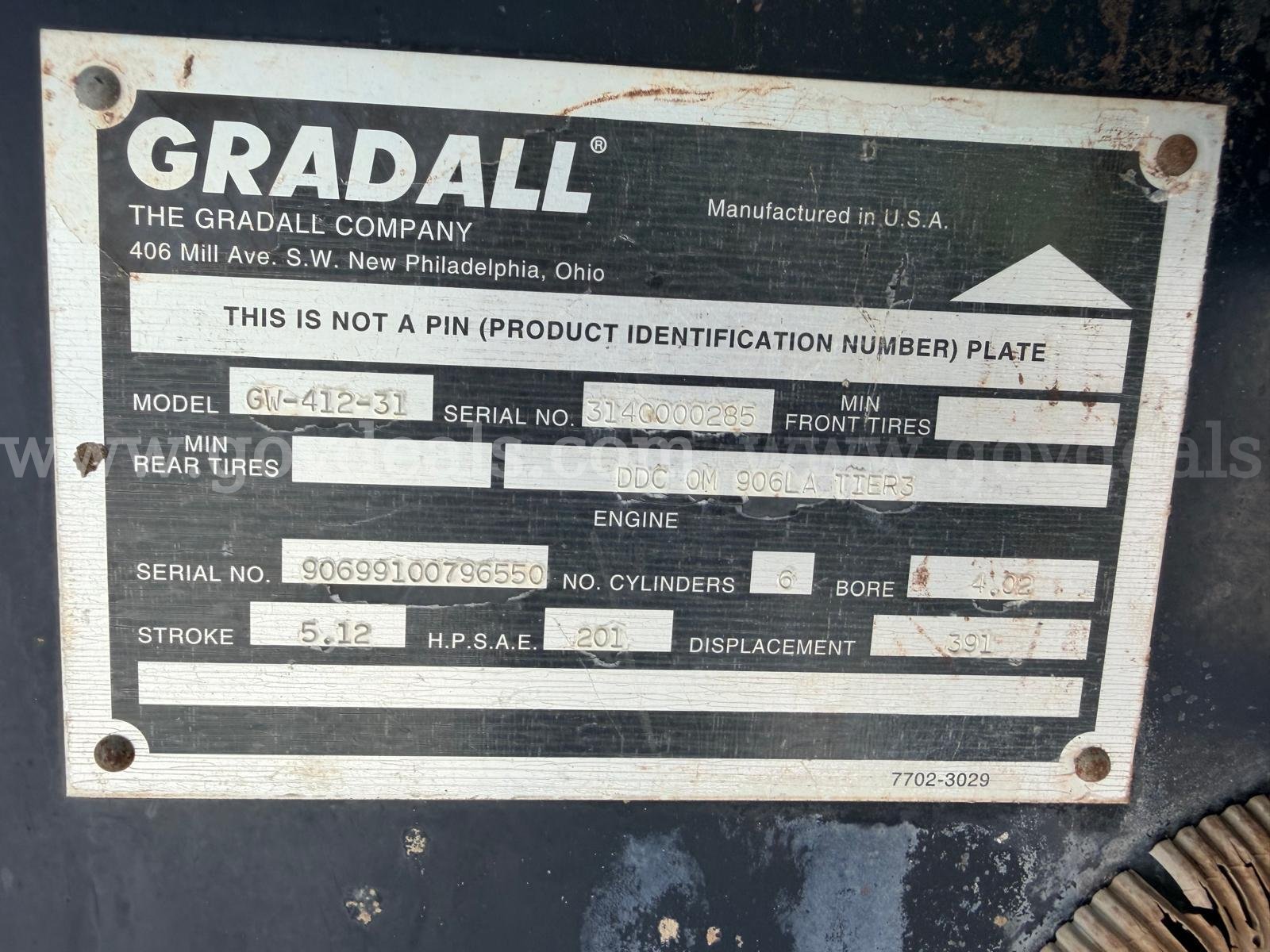 GRADALL XL 3100 III WHEELED EXCAVATOR GRADALL 3100 Government Surplus Auction - Photo #6