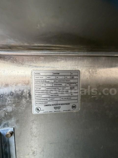 Two door fridge Hobart 0F1 Government Surplus Auction - Photo #2