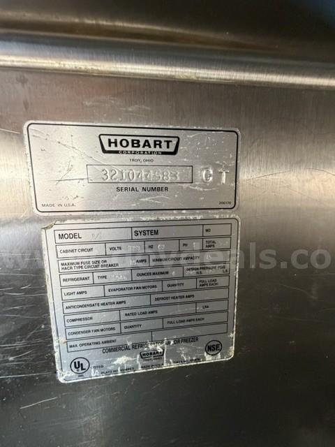 Two door fridge Hobart 0F1 Government Surplus Auction - Photo #3