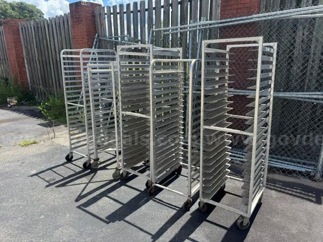 Aluminum Food Tray Racks