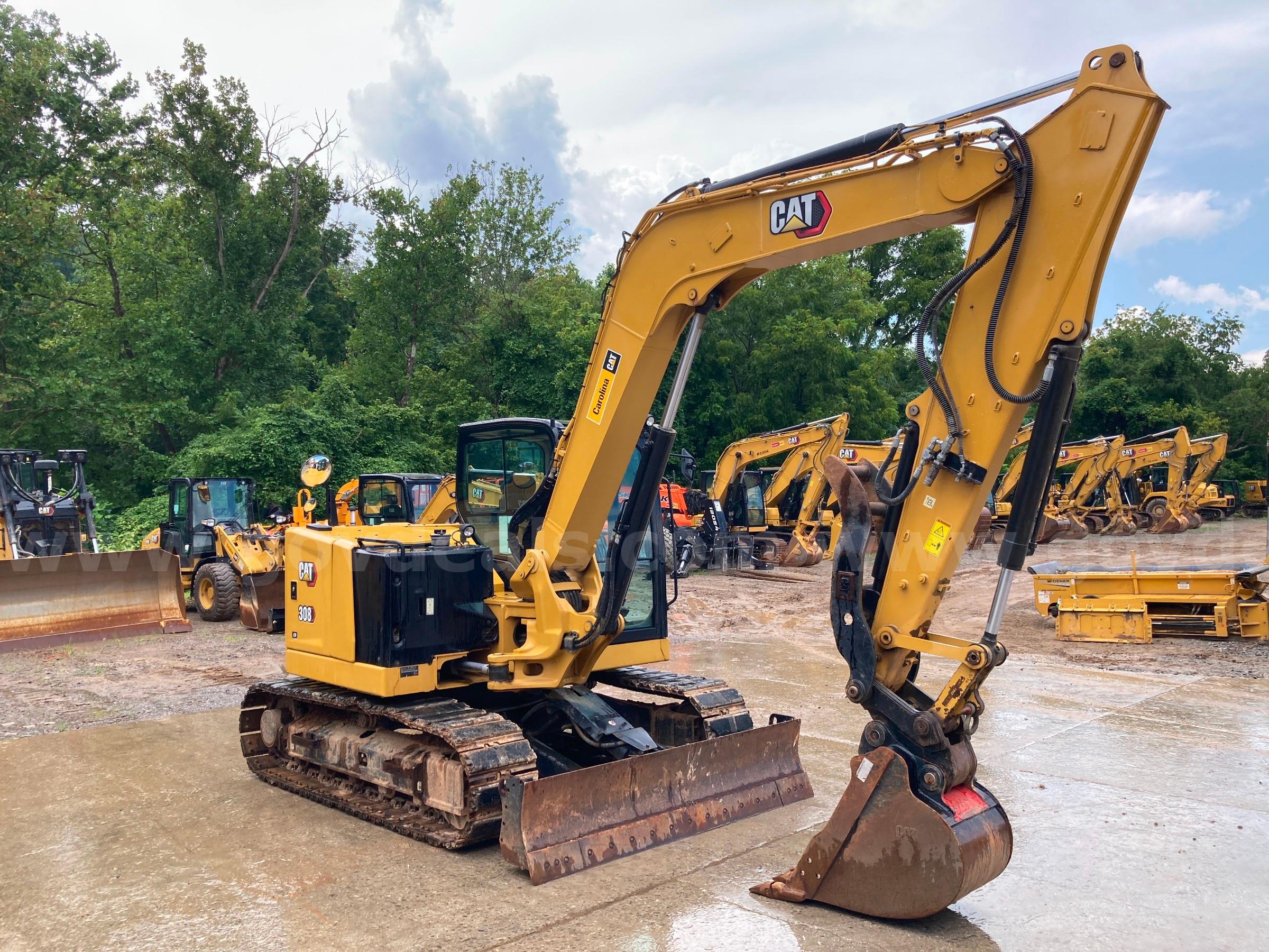 2022 Caterpillar 308 CR Hydraulic Excavator Caterpillar 308 Government Surplus Auction - Photo #2