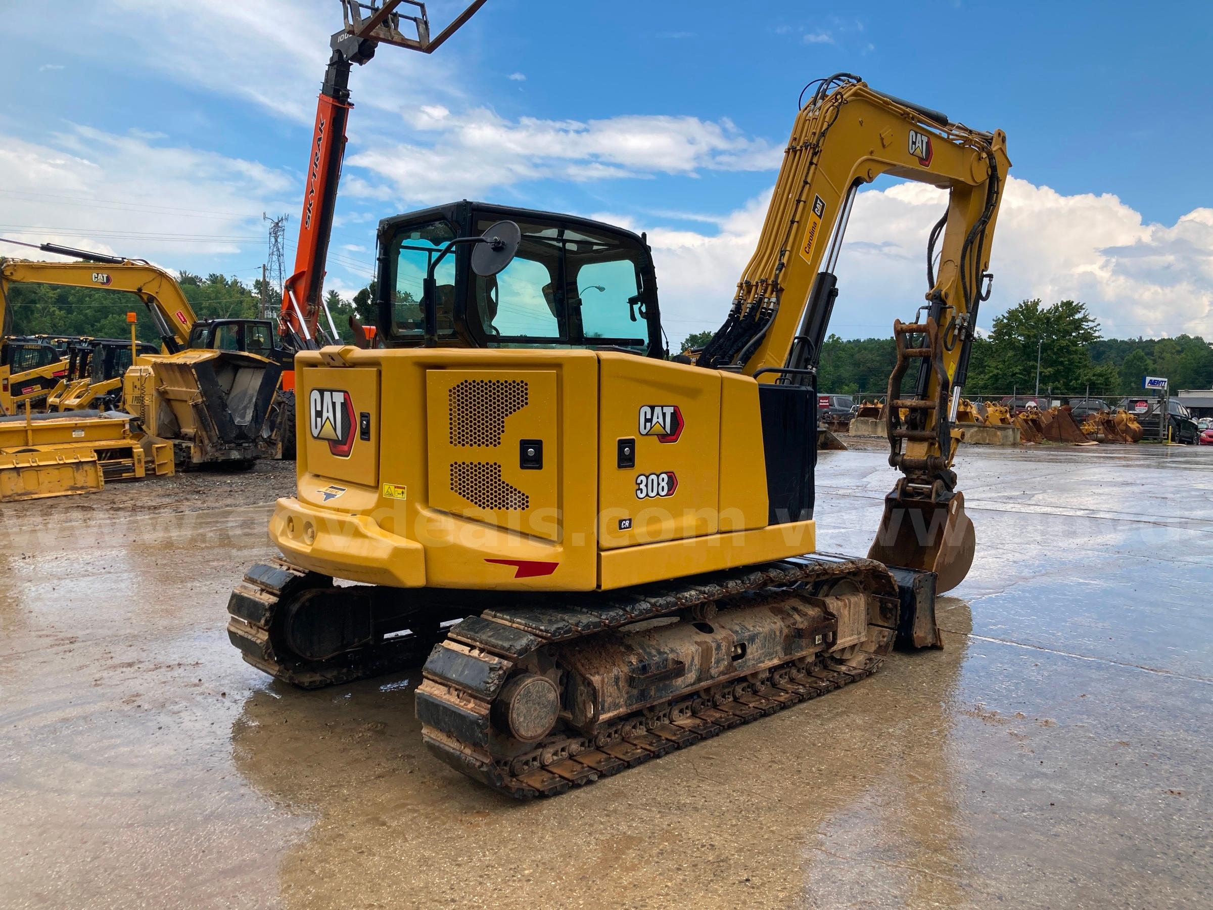 2022 Caterpillar 308 CR Hydraulic Excavator Caterpillar 308 Government Surplus Auction - Photo #3