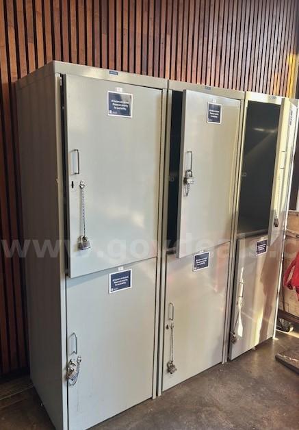 6 Double Bin Metal Lockers   Government Surplus Auction - Photo #4