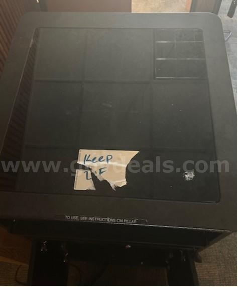 Podium with AV Rack and Glass Top   Government Surplus Auction - Photo #3