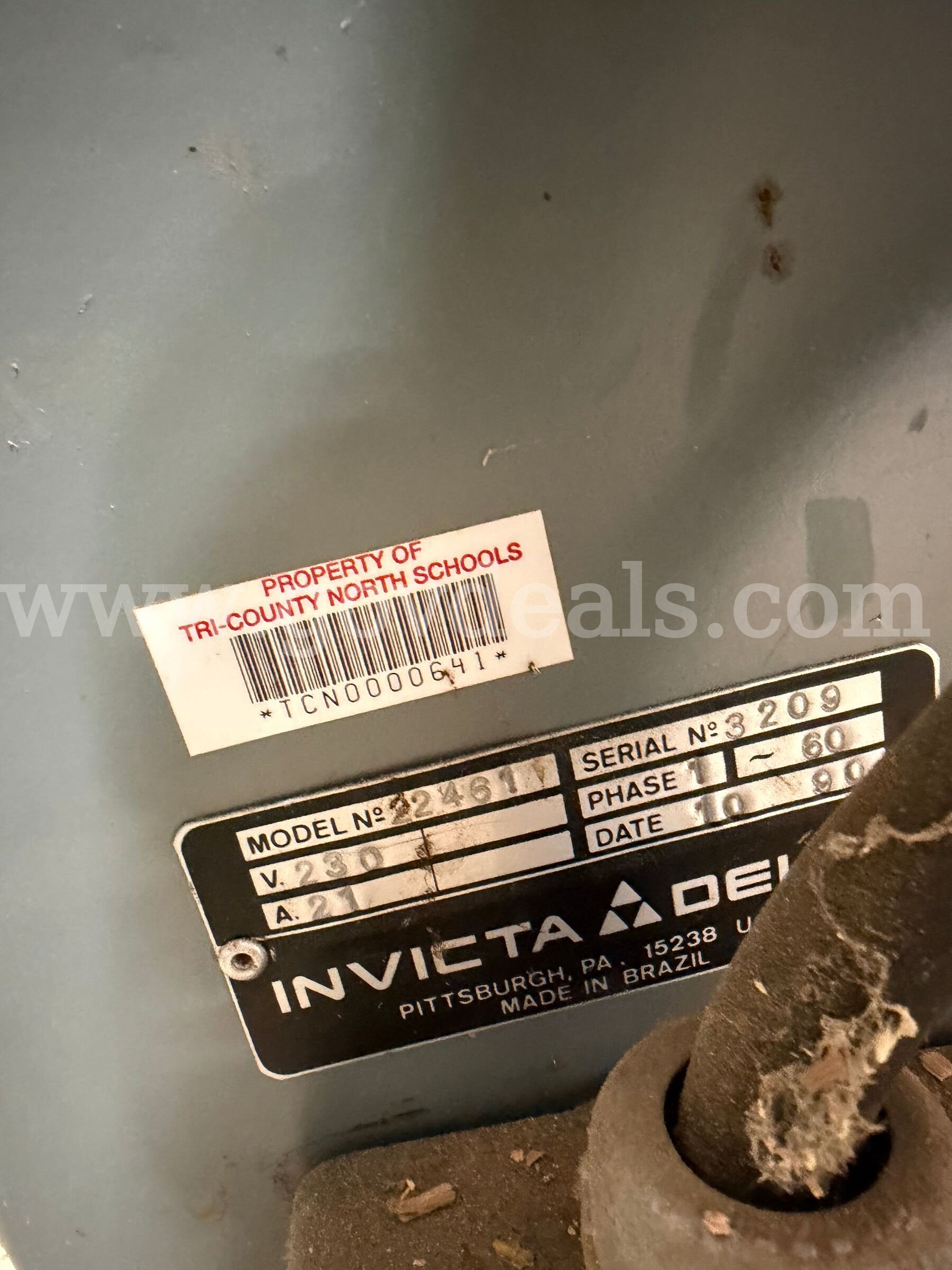 Invicta Delta RC51 20" Planer Invicta Delta RC51 - 224611 Government Surplus Auction - Photo #3
