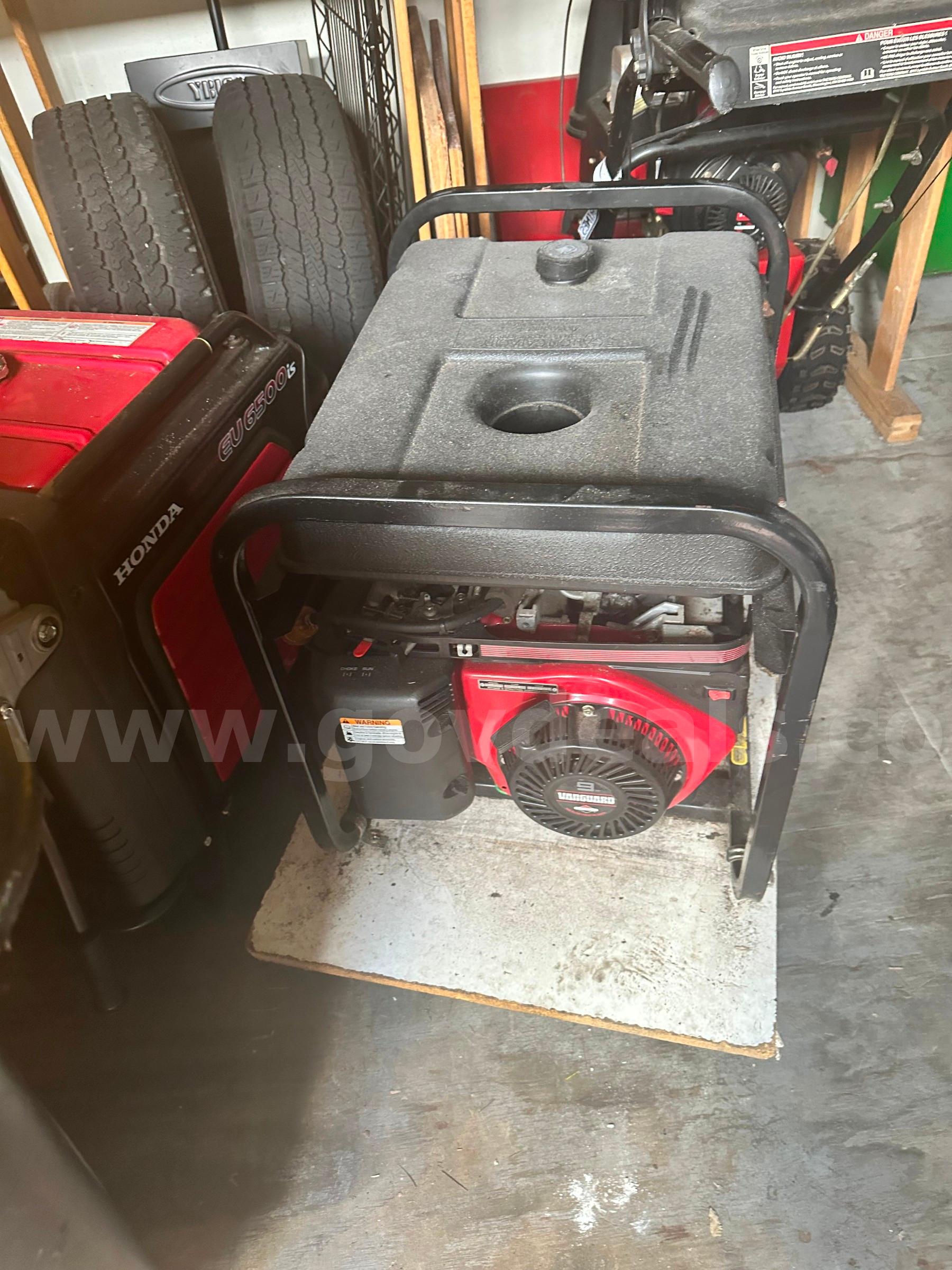 9 HP Stratton Vanguard Commercial Generator Vanguard PM0525260.02 Government Surplus Auction - Photo #6