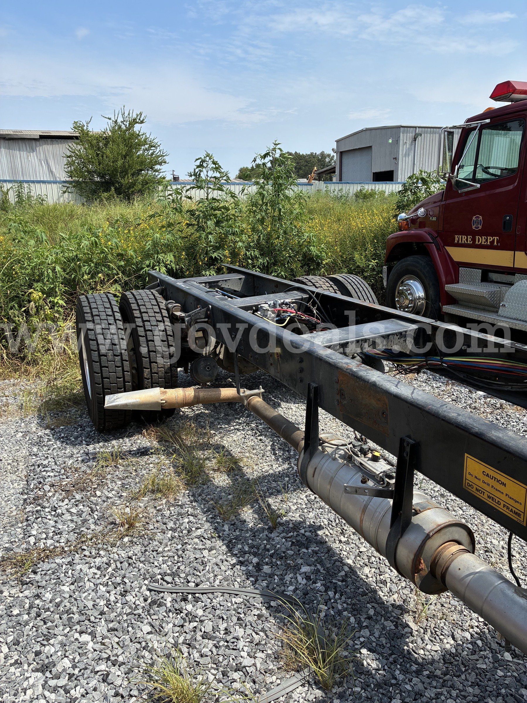 2014 Firetruck Truck Chassis (Scrap/Salvage Title) Ferrara Firetruck Government Surplus Auction - Photo #3