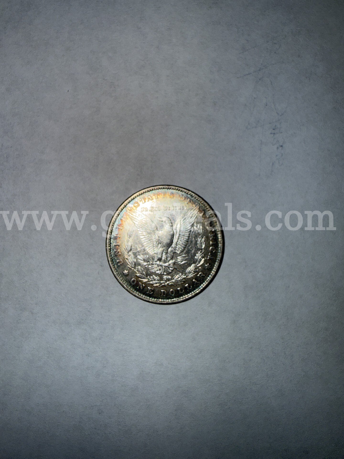 This is a 1879 Morgan silver dollar